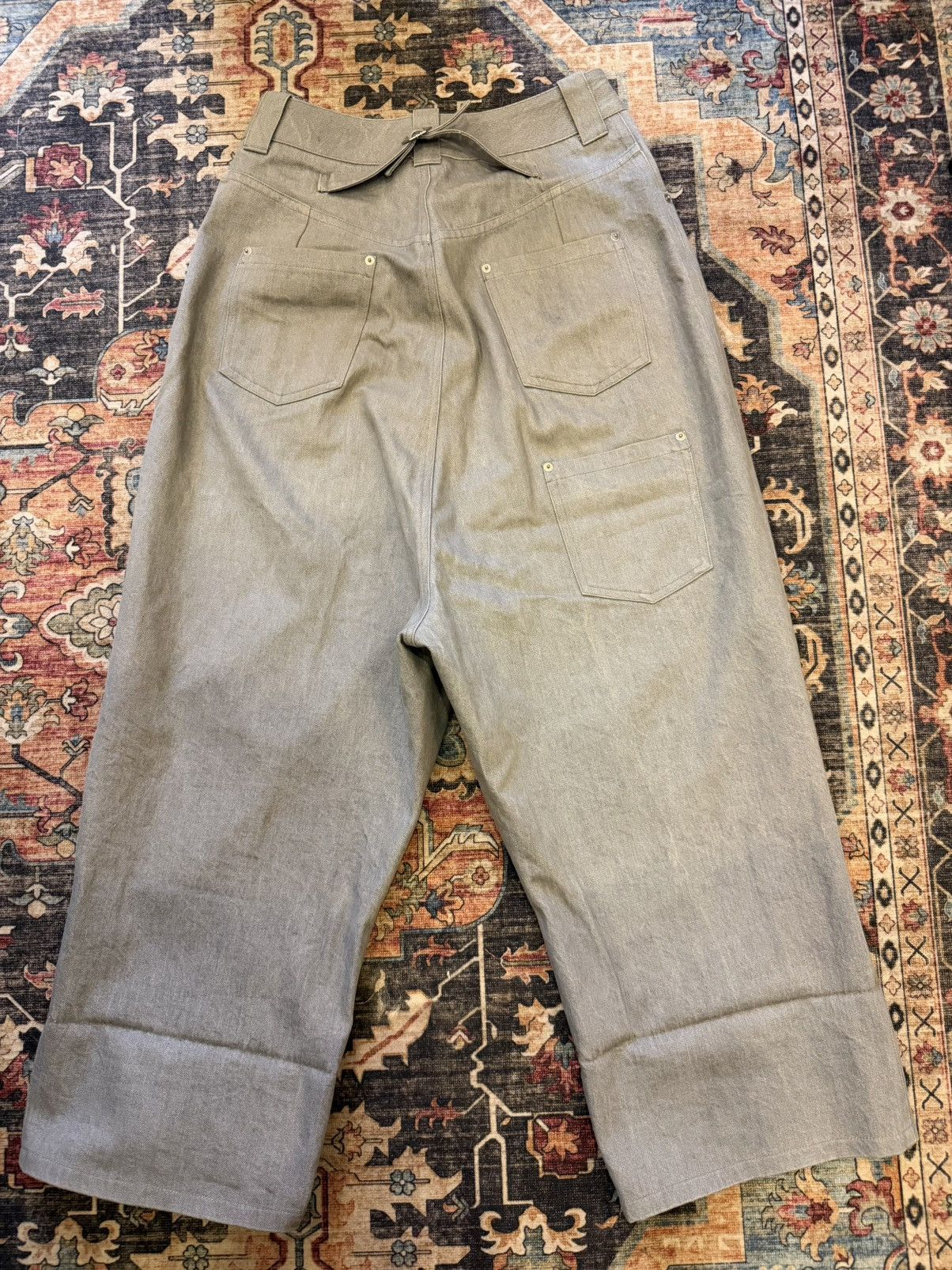 Vaquera Vaquera FW19 Oversized Baggy Zoot Suit Denim Jeans Trousers Size US 30 / EU 46 - 3 Thumbnail