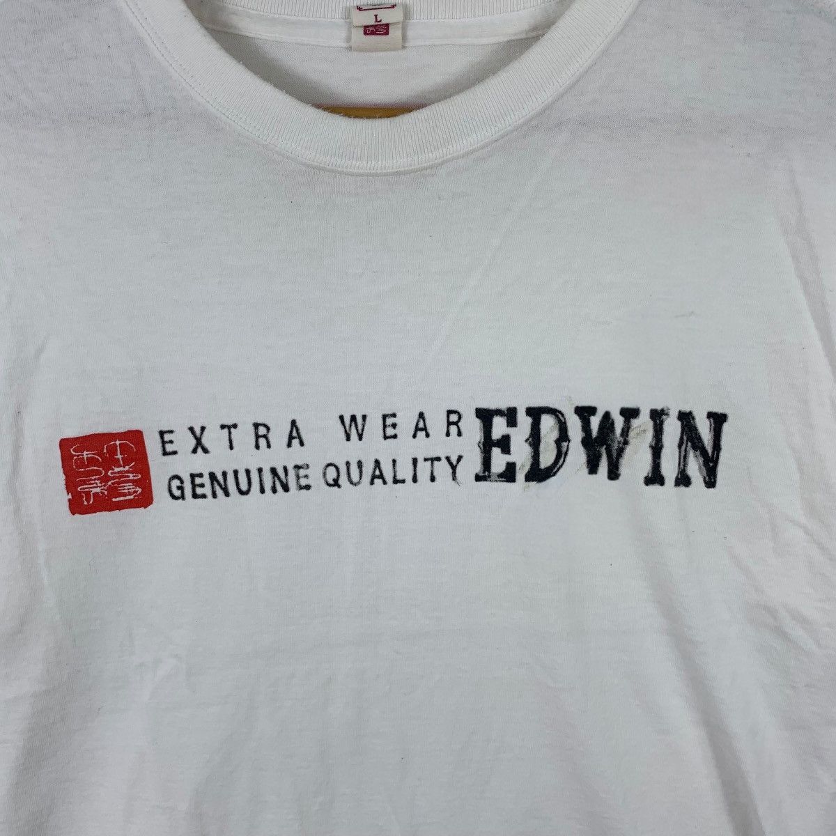 Edwin EDWIN JEANS JAPAN Store Collection Genuine Quality Tee Size L / US 10 / IT 46 - 4 Thumbnail