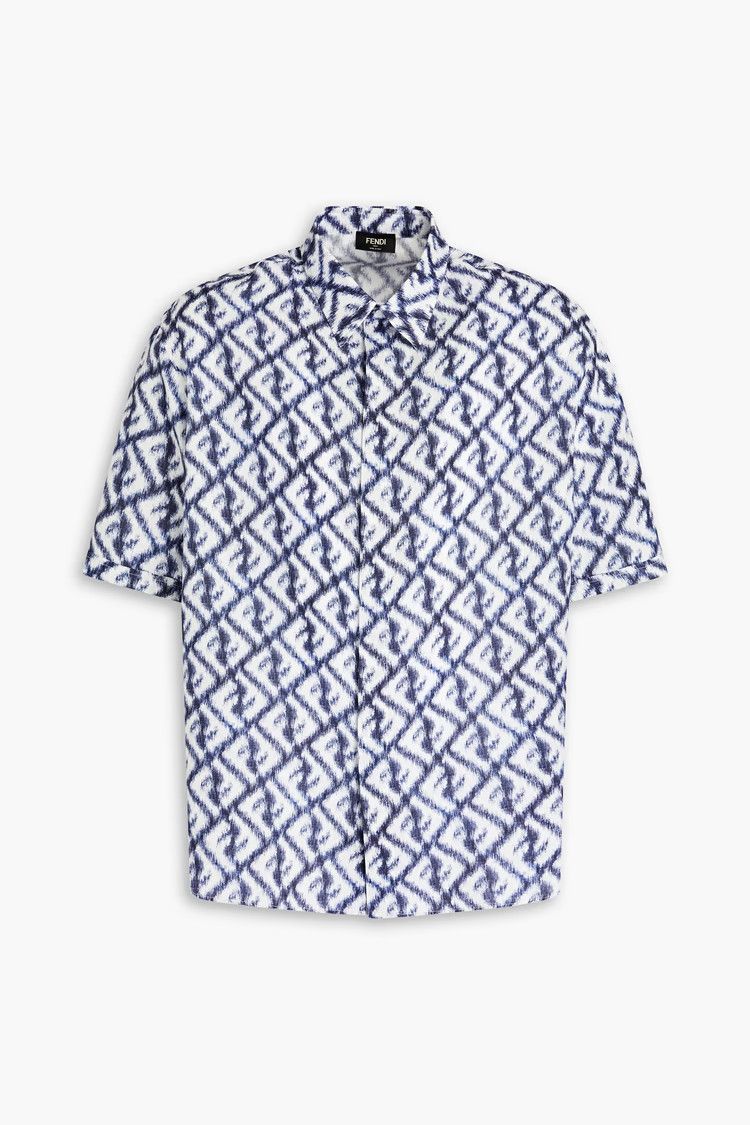Fendi o1loc1c0824 Shirt in Blue Size US M / EU 48-50 / 2 - 1 Thumbnail