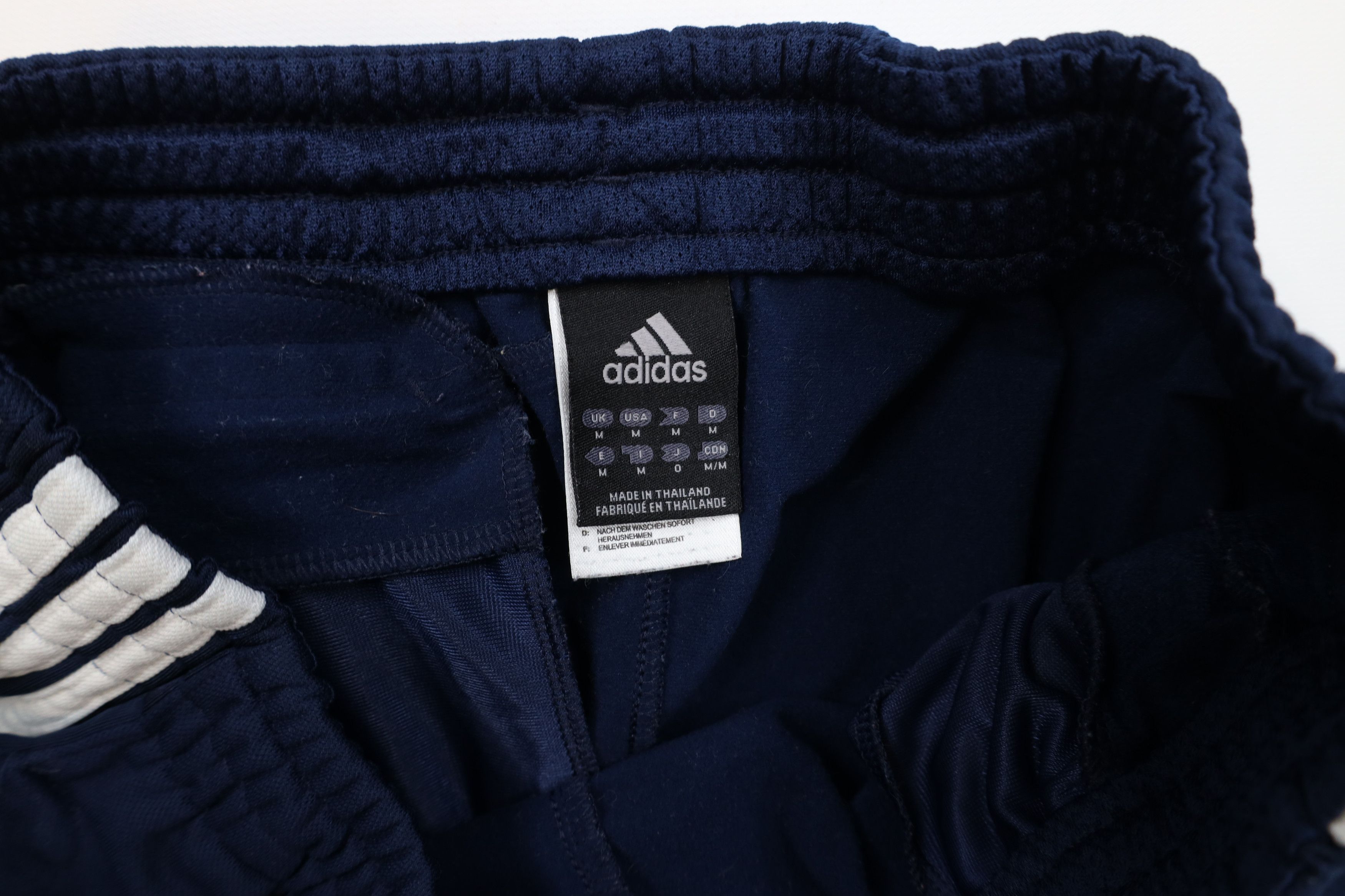 Adidas × Vintage Vintage Y2K Adidas Striped Wide Leg Sweatpants Pants Blue Size US 34 / EU 50 - 7 Thumbnail