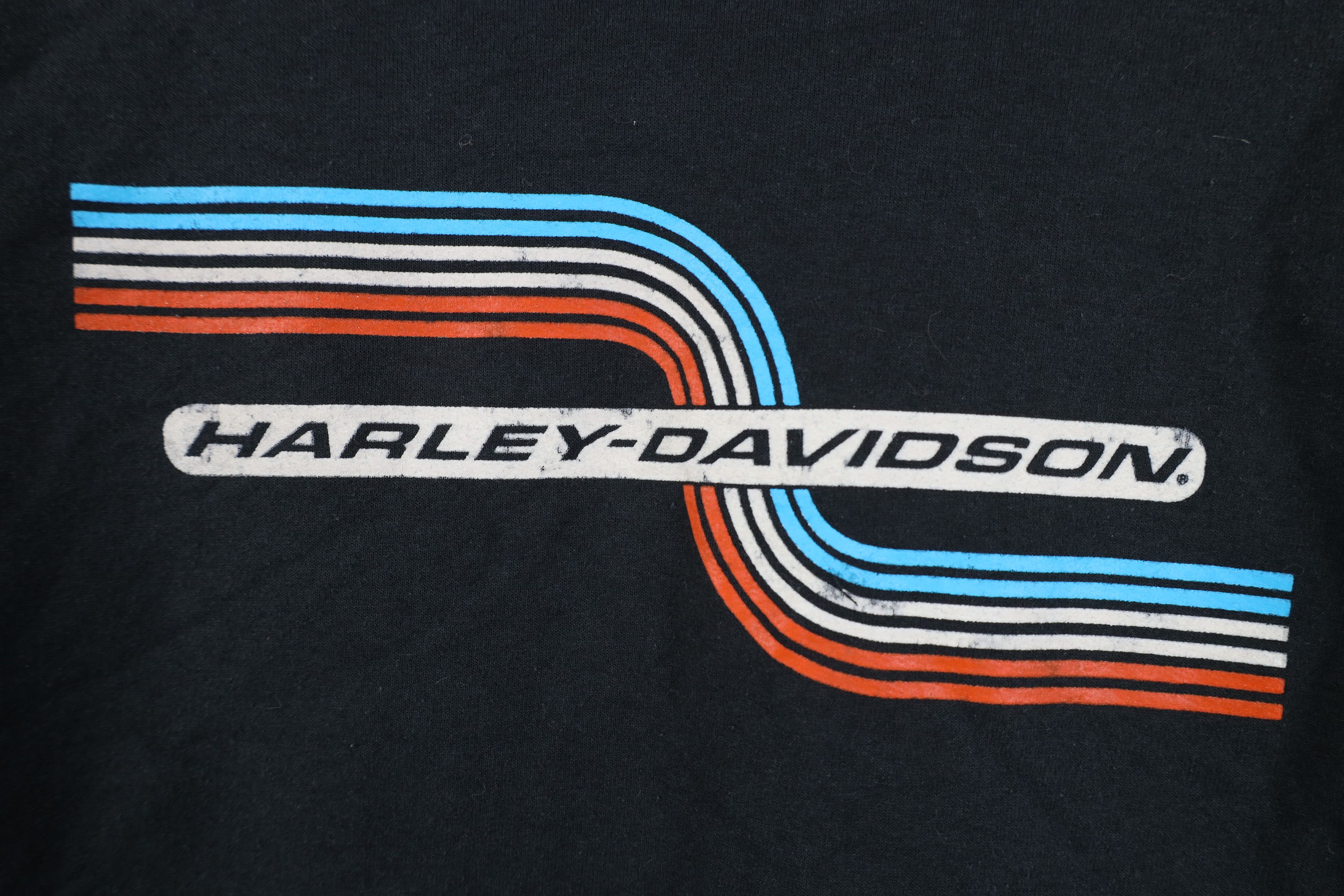 Harley Davidson Vintage Y2K Harley Davidson Spell Out Racing Stripes Hoodie Size US M / EU 48-50 / 2 - 4 Thumbnail