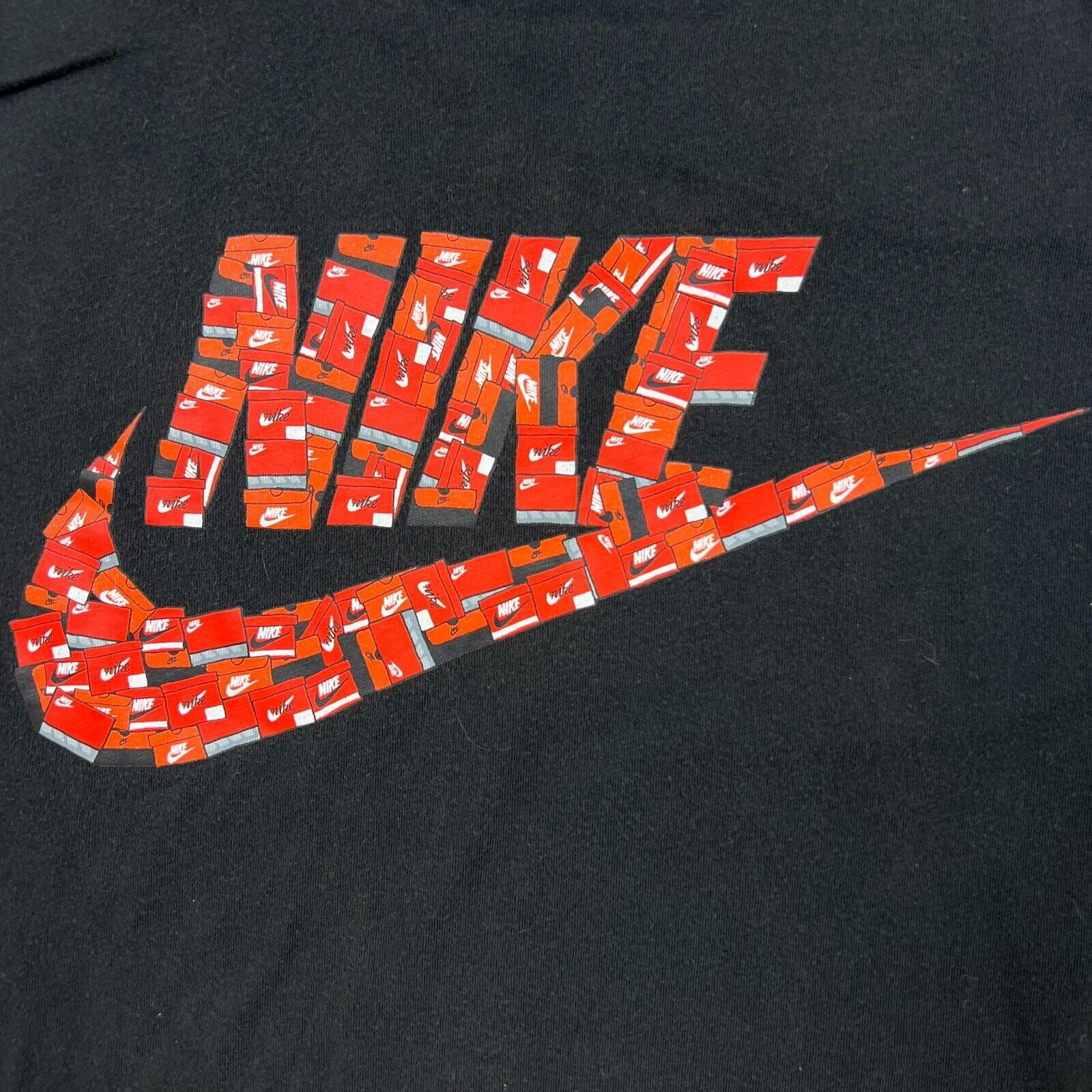 Nike × Vintage Nike Sportswear Small Spell Out Swoosh Short Sleeve Tee Size US S / EU 44-46 / 1 - 2 Thumbnail