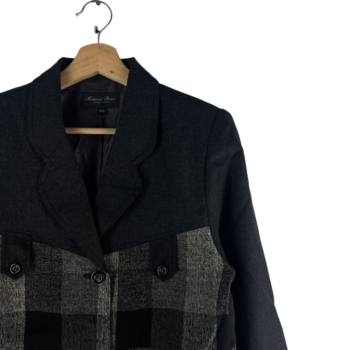 Japanese Brand 🔥Vtg Tartan Design Jacket Natural Basic Issey Miyake Size US S / EU 44-46 / 1 - 4 Thumbnail