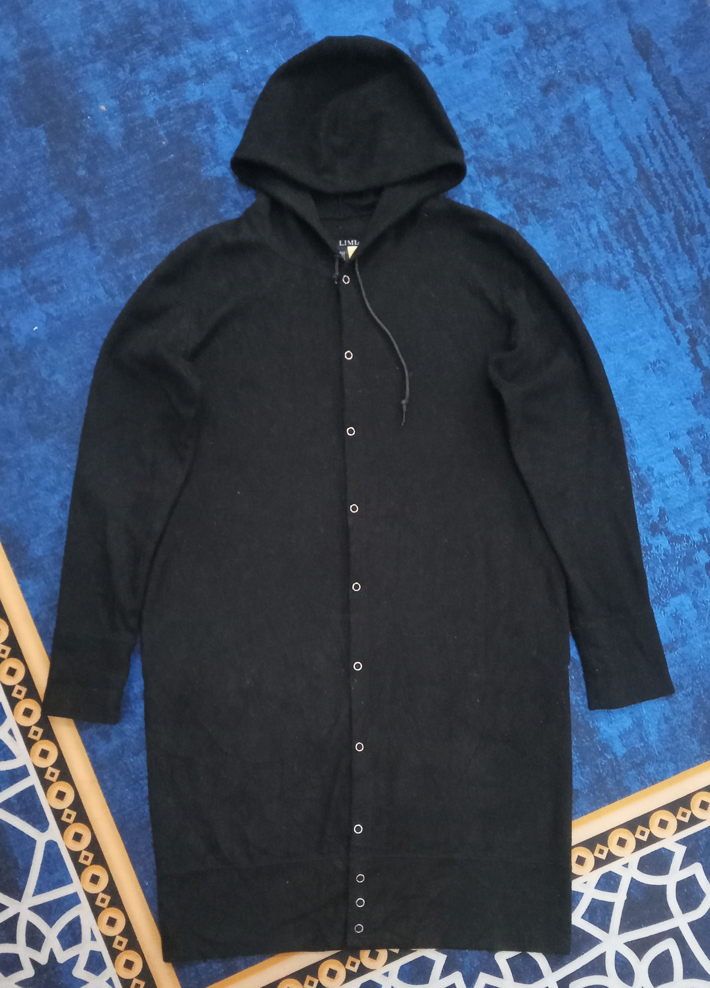 Limi Feu Limi Feu Yohji Yamamoto Hooded Long Cardigan Size L / US 10 / IT 46 - 1 Thumbnail