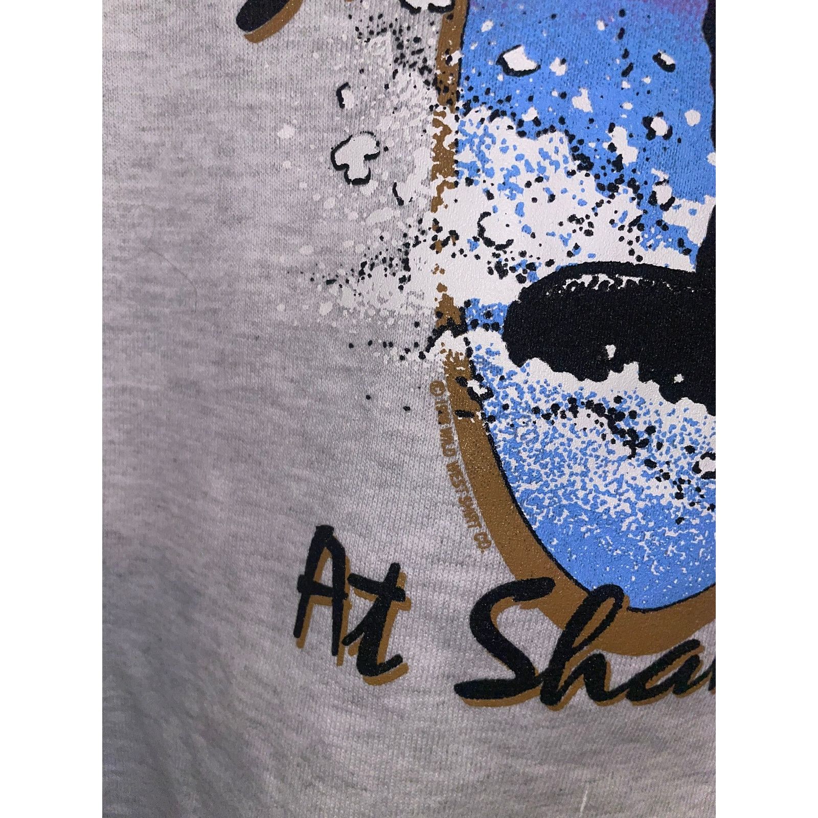 Jerzees Vintage Shawnee Mountain Sweatshirt Snow Tubing Stained 90s Size US M / EU 48-50 / 2 - 9 Thumbnail