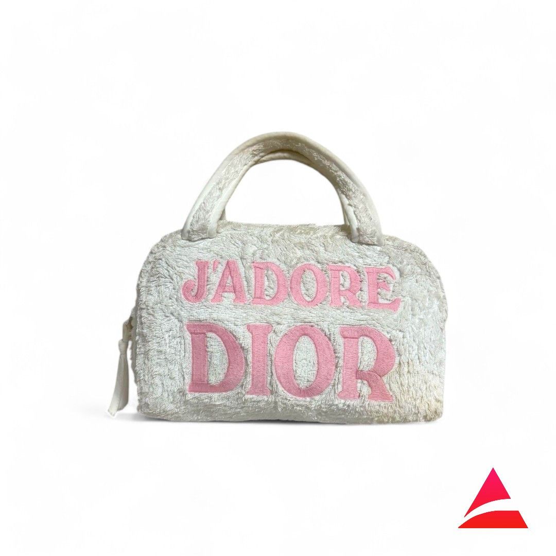 Dior Dior - J'adore Dior Vintage Handbag White Pouch Soft Size ONE SIZE - 1 Thumbnail