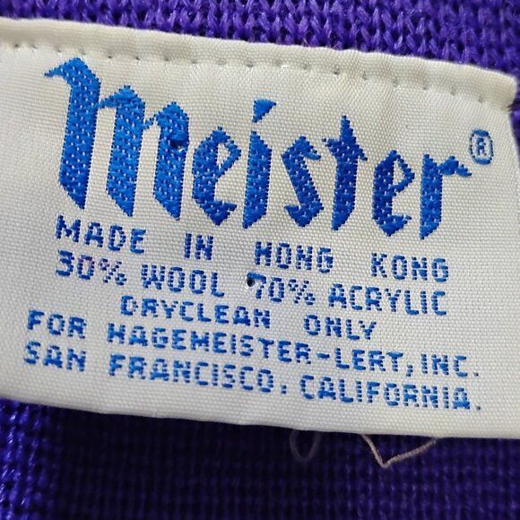 Meister Vintage Meister Nordic Neon Zipper Sweater Jumper Wool Blend Size L / US 10 / IT 46 - 5 Thumbnail