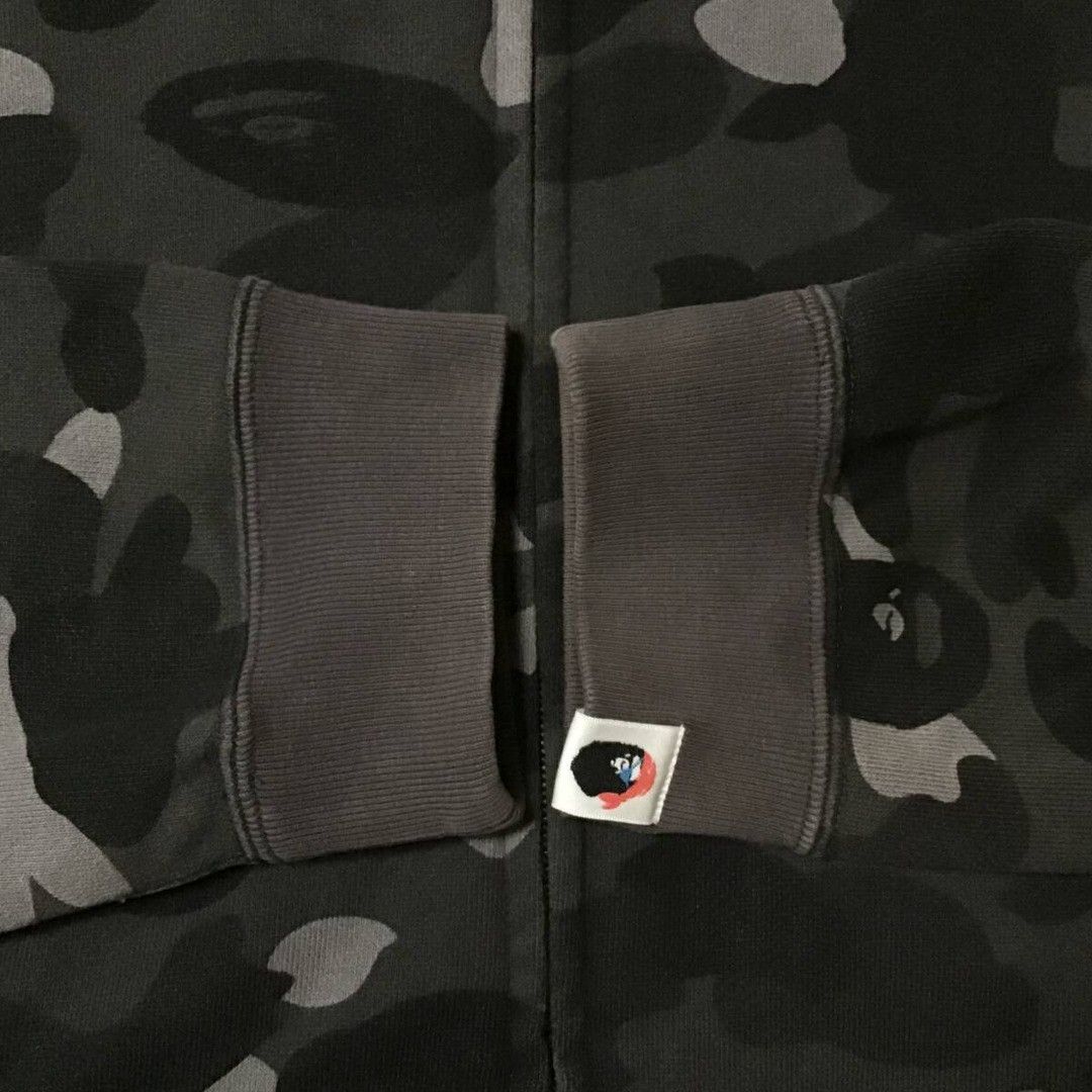 Bape ☠️Pirates Store limited☠️ BAPE Black camo zip hoodie APE NIGO Size US M / EU 48-50 / 2 - 5 Thumbnail