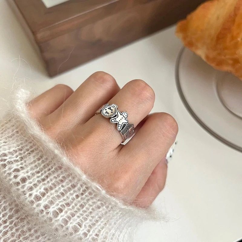 Jewelry × Vintage Cartoon Human-Shaped Ring Size ONE SIZE - 2 Thumbnail
