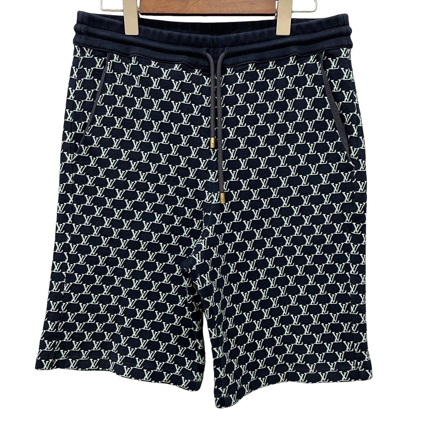 Louis Vuitton Louis Vuitton Monogram Knit Shorts XL Size US 36 / EU 52 - 1 Thumbnail