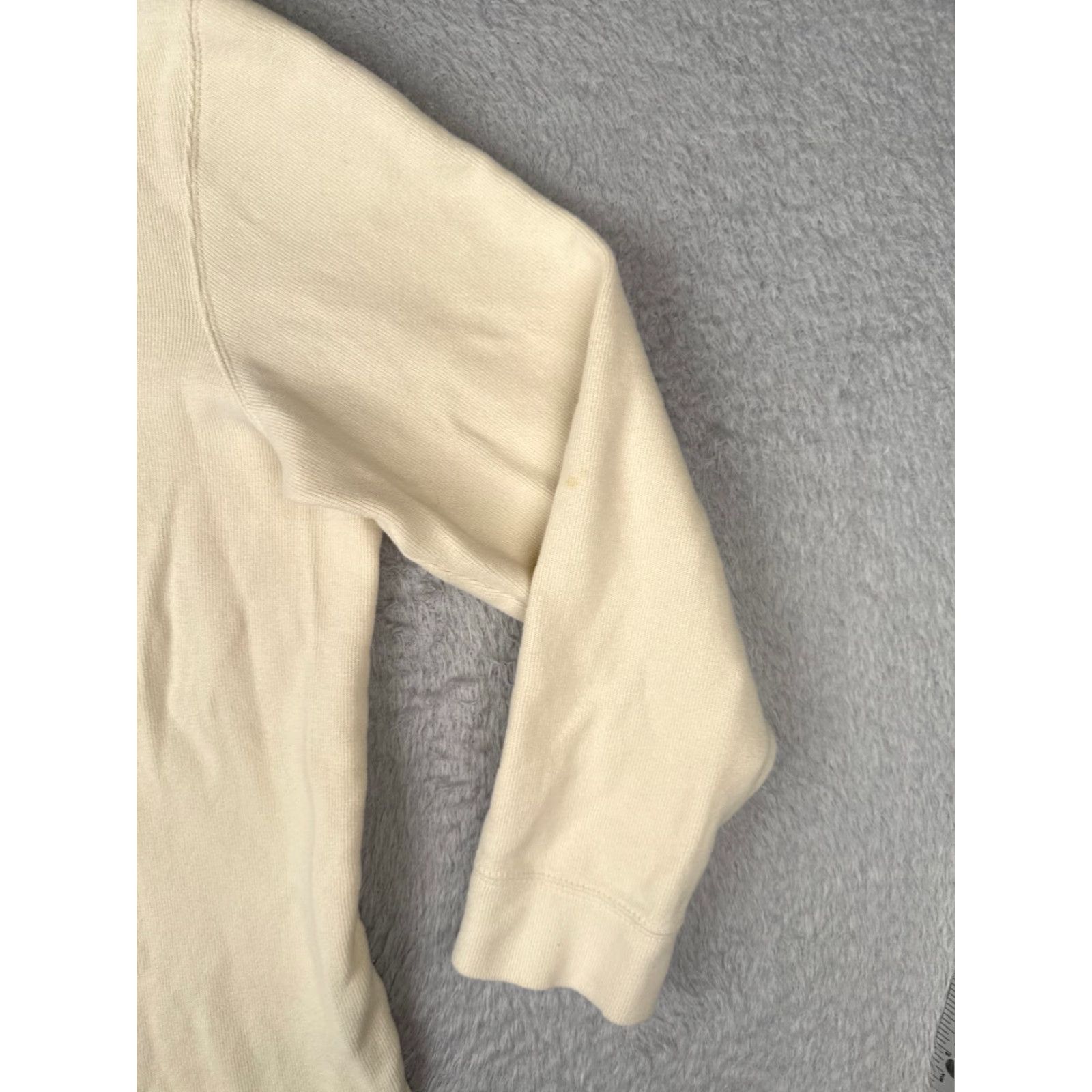 Ralph Lauren VINTAGE Ralph Lauren Polo Sweater Adult 2XL Ivory 1/4 Zip Mock Neck Casual Pullover Mens Golf, Sports, American Size US XXL / EU 58 / 5 - 2 Thumbnail