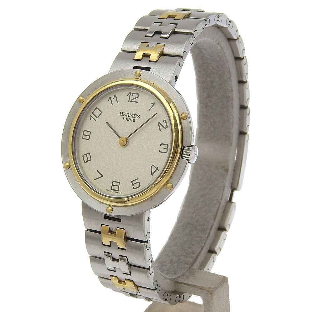 Hermes Hermes Profile Quartz Watch Stainless Steel and Plated Metal Size ONE SIZE - 1 Thumbnail