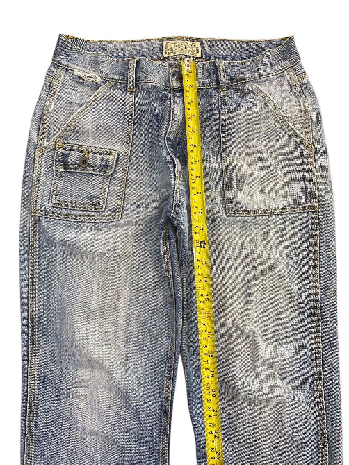 Other Japanese Brand Acid Wash Style Bush Pants Jeans Size US 32 / EU 48 - 6 Thumbnail