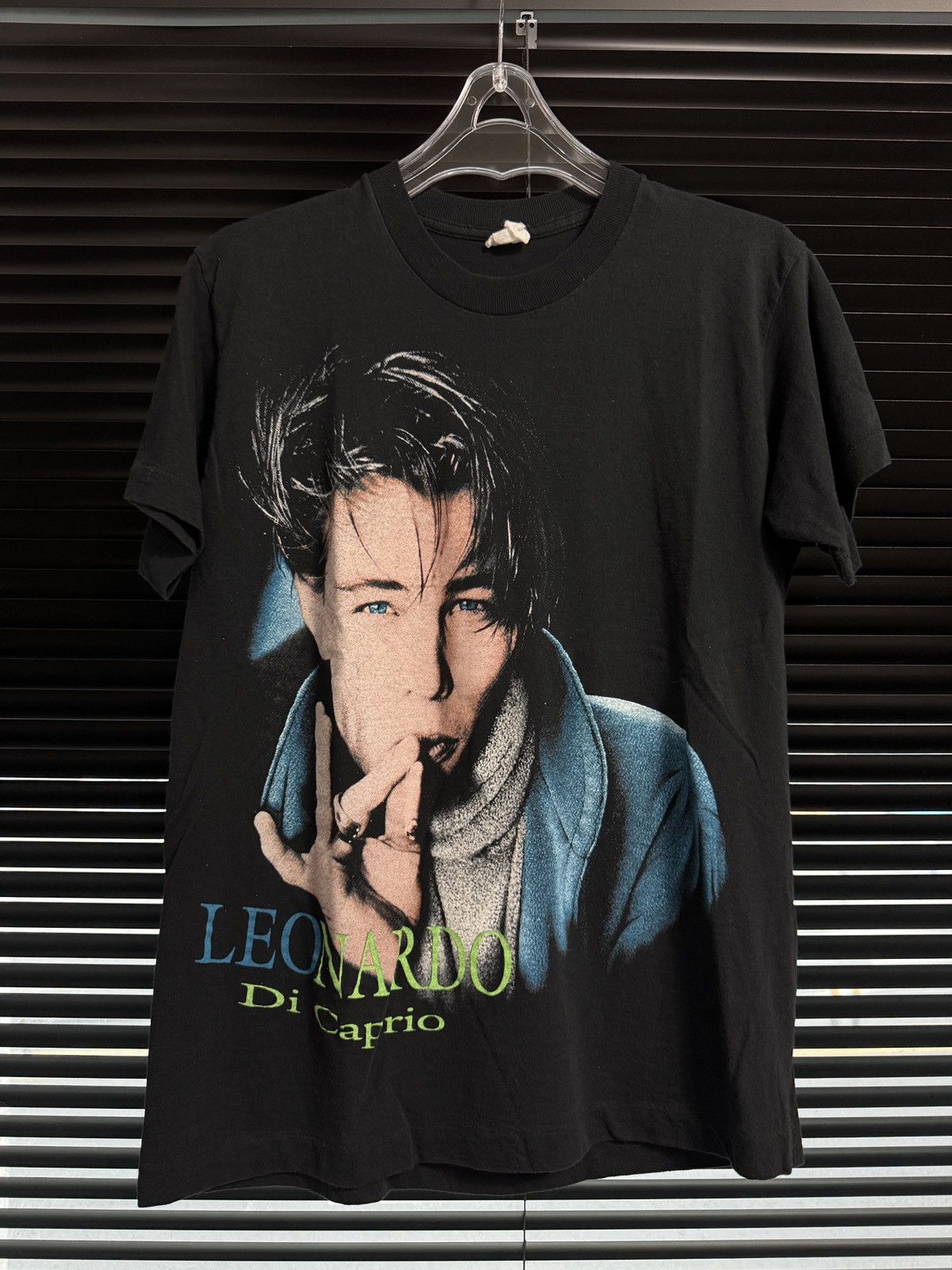 Vintage Vintage 90s Leonardo DiCaprio Rap Tee Size US M / EU 48-50 / 2 - 1 Thumbnail