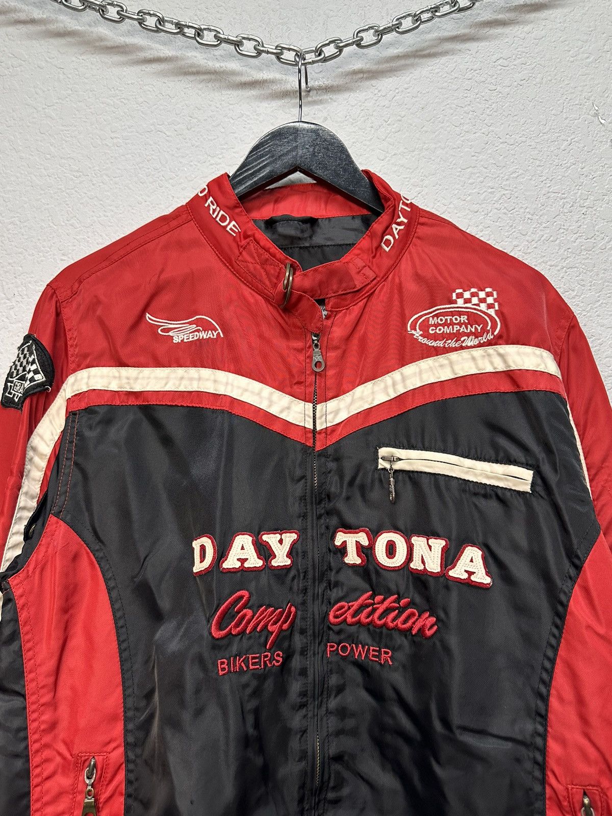 NASCAR Racing Jacket Moto Vodafone F1 Nascar Leather Red Bull Lucky Size US XXL / EU 58 / 5 - 4 Thumbnail