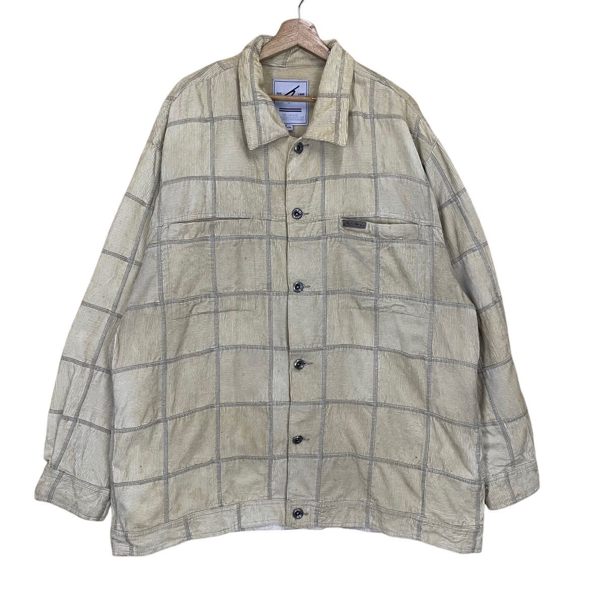 Japanese Brand Karl Kani Japanase Designer Patchwork Zipper Jacket Size US XL / EU 56 / 4 - 1 Thumbnail