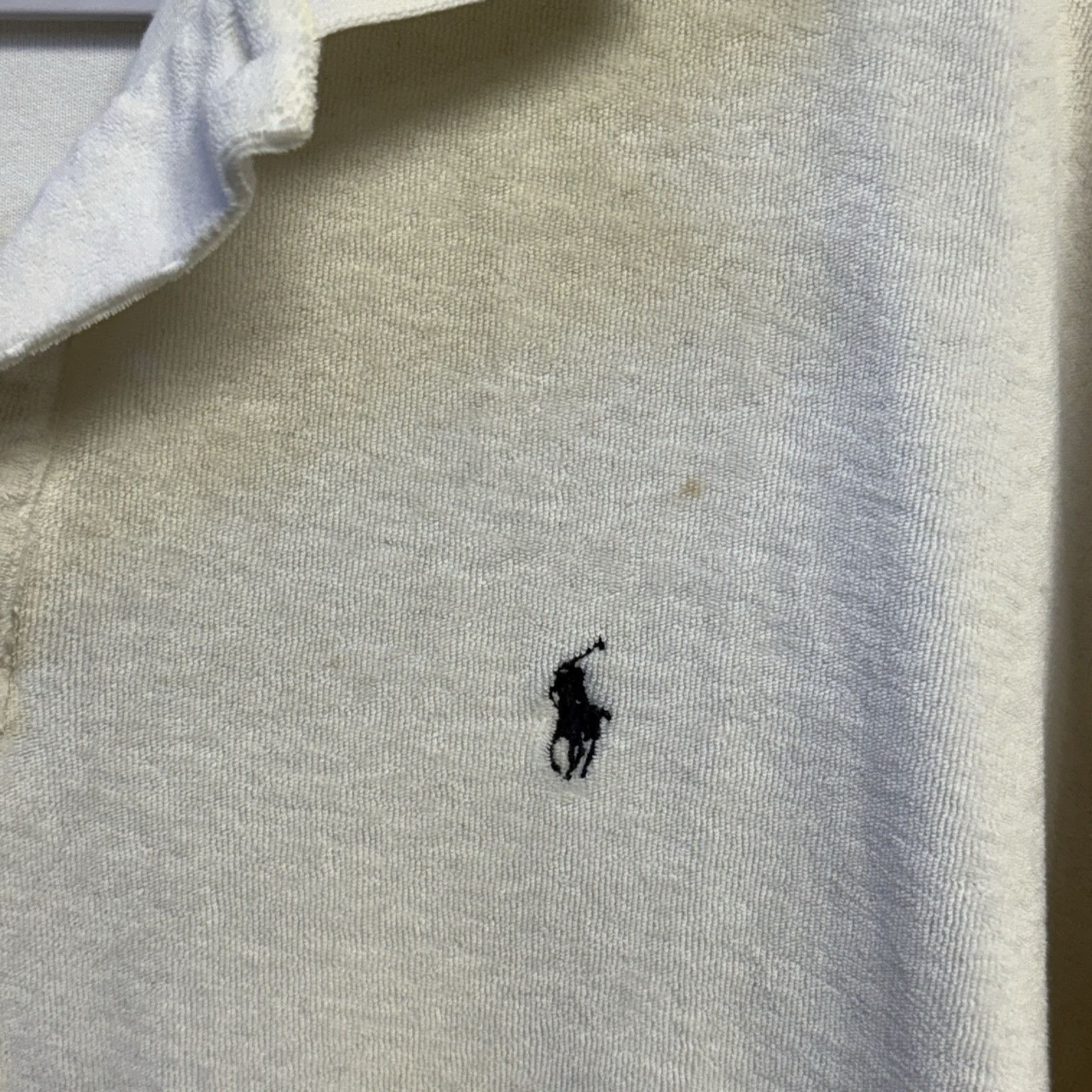 Polo Ralph Lauren Ralph Lauren Polo Terry Cloth Shirt Mens XL 25x28 White Shor Size US XL / EU 56 / 4 - 4 Thumbnail