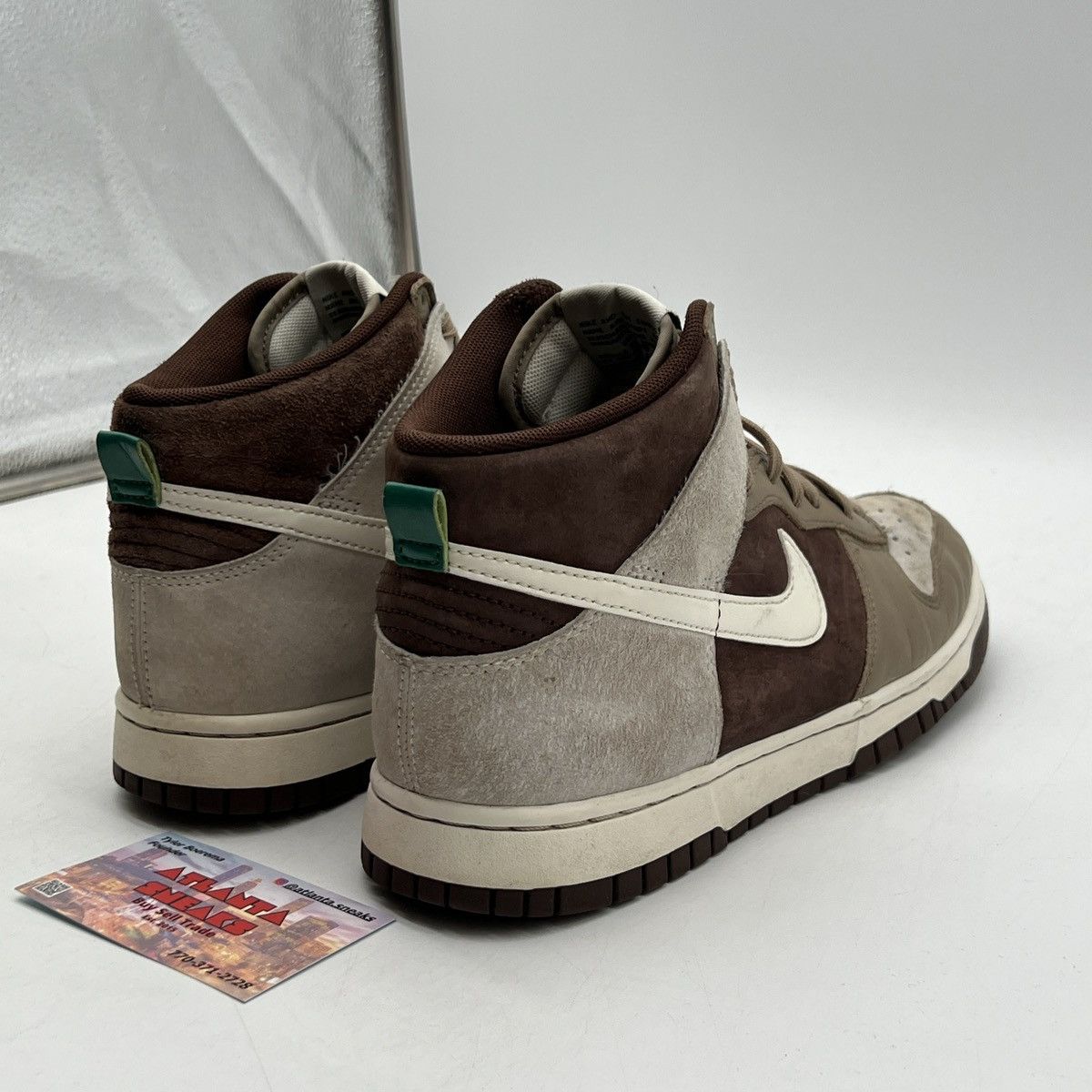 Nike Nike dunk high light chocolate Size US 7.5 / EU 40-41 - 5 Thumbnail