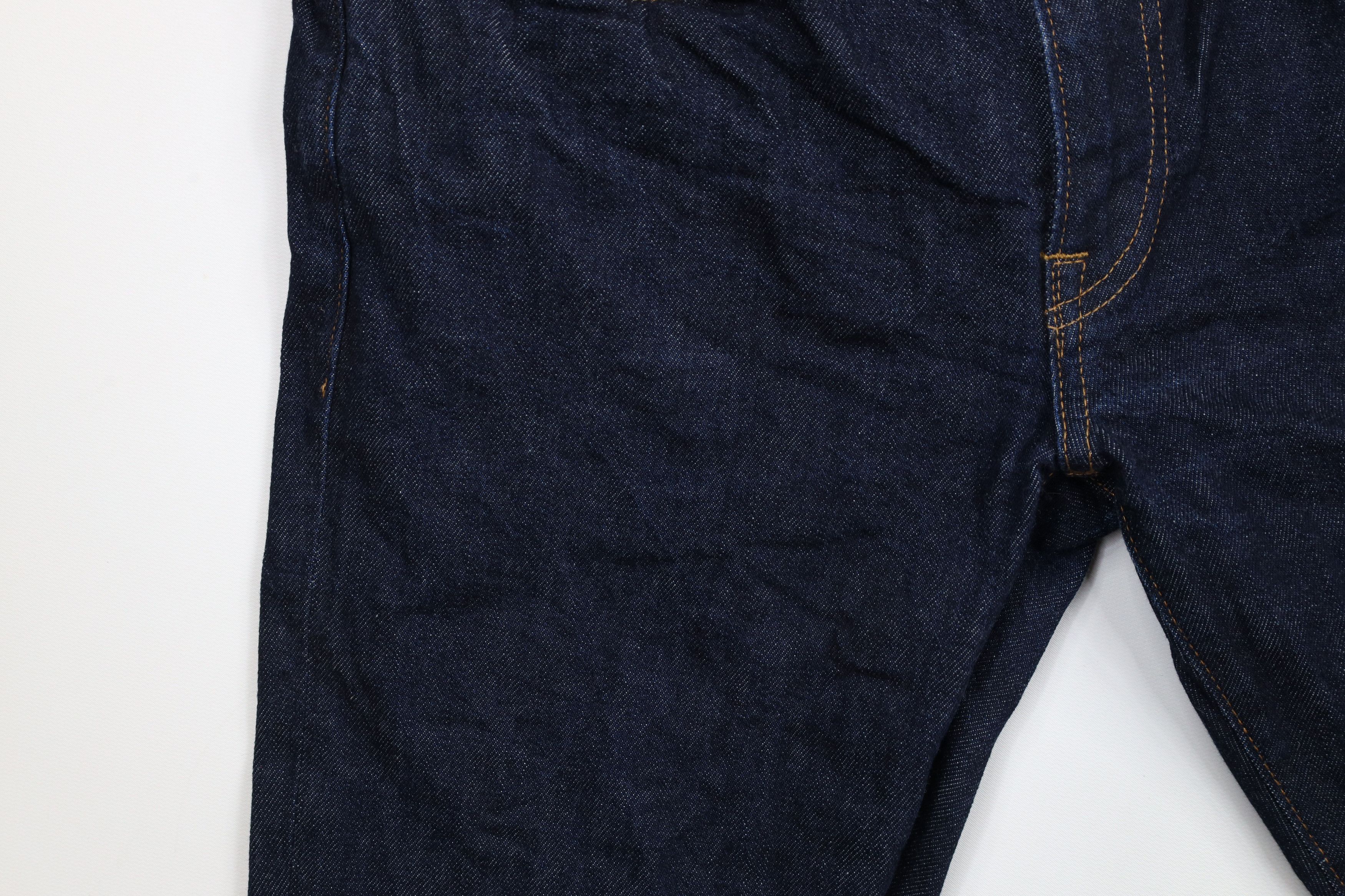 J.Crew × Vintage J Crew Skinny Leg Kurabo Japanese Denim Jeans Indigo Blue Size US 33 - 5 Thumbnail