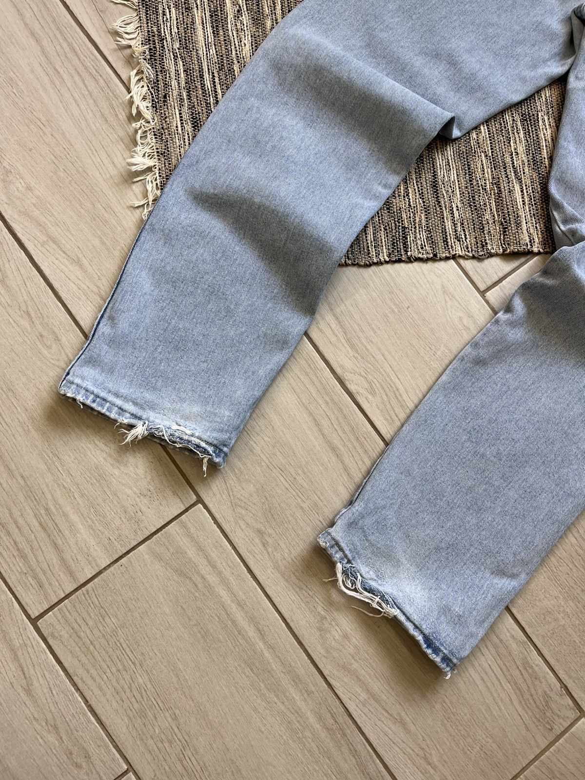 Vintage × Wrangler Vintage Wrangler Jeans washed distressed denim blue Size US 34 / EU 50 - 13 Thumbnail