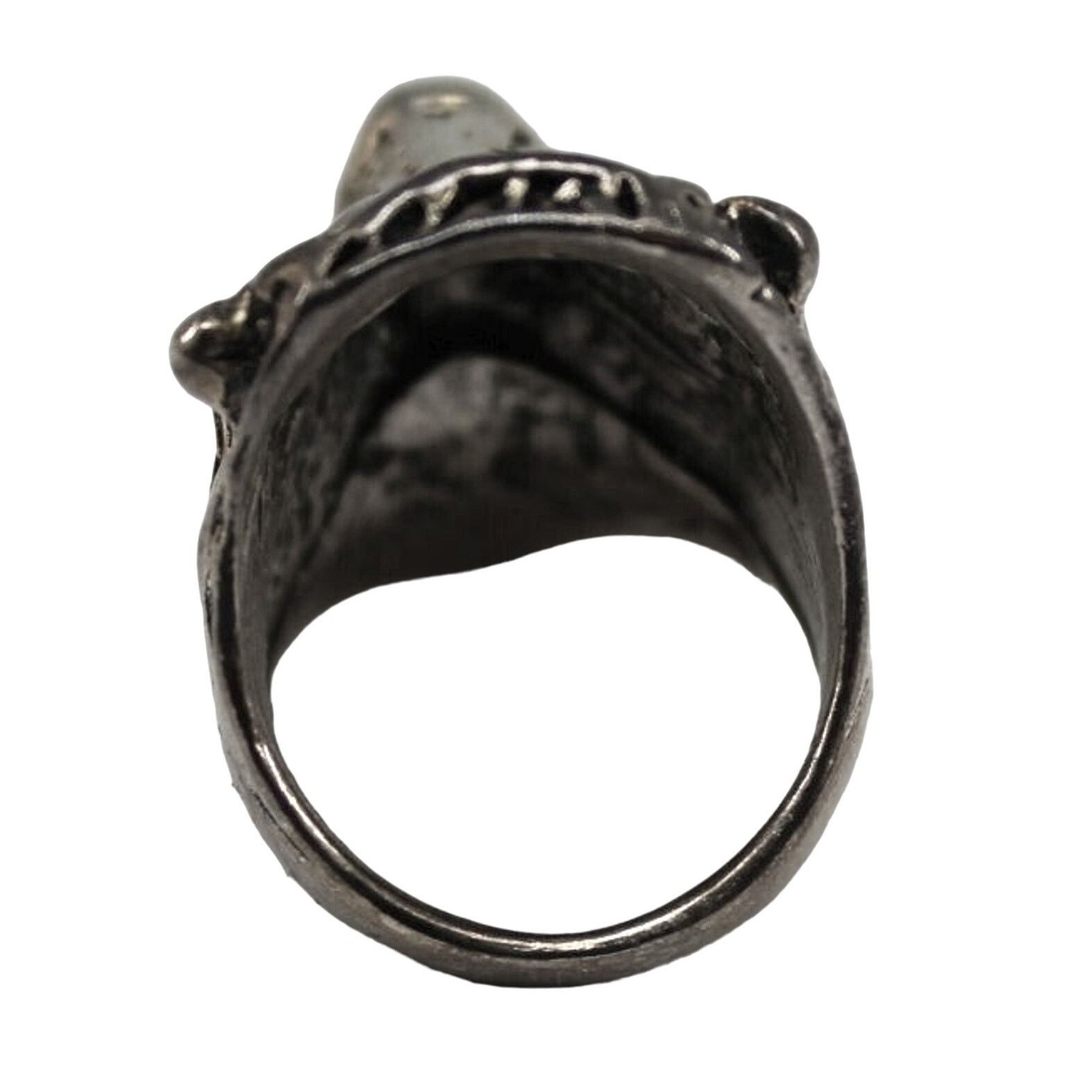Other Rustic Lion's Head Ring • Leo • 3D Silvertone •Size 7.5 • 1" Size ONE SIZE - 3 Thumbnail