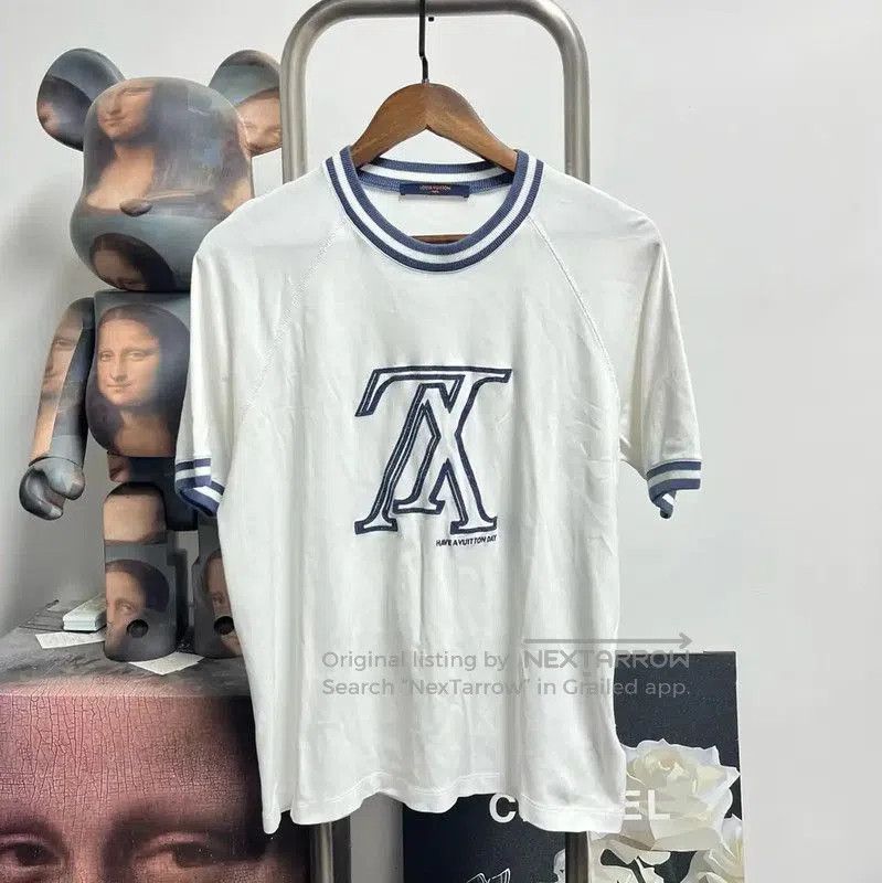 Louis Vuitton Louis Vuitton Men's White Cotton T-Shirt . Size US XL / EU 56 / 4 - 1 Thumbnail