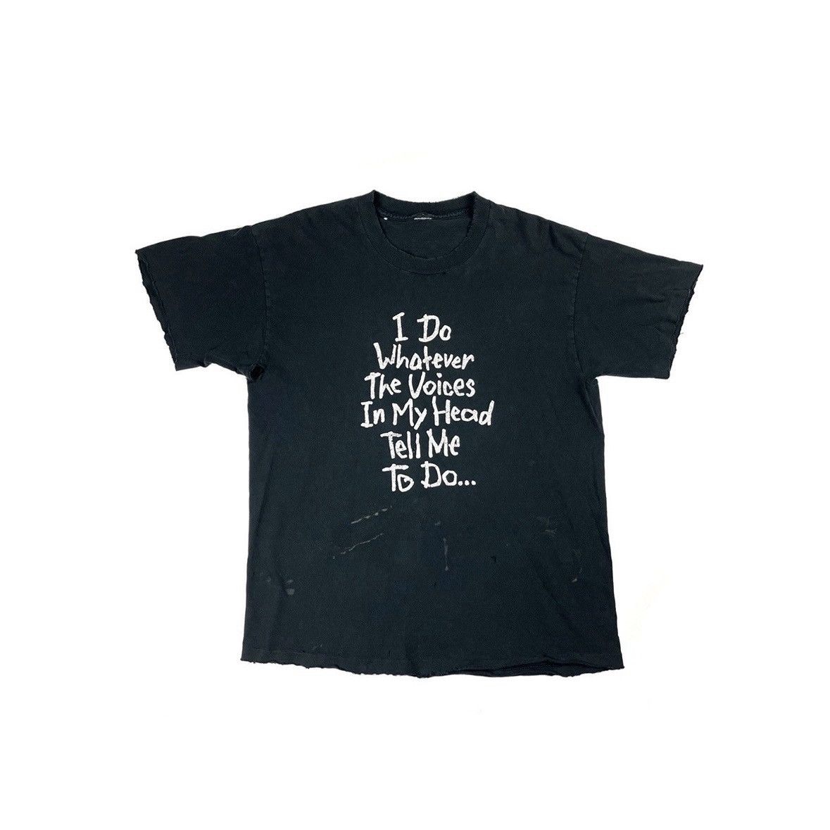 Vintage VINTAGE VOICES IN MY HEAD T-SHIRT Size US L / EU 52-54 / 3 - 1 Thumbnail