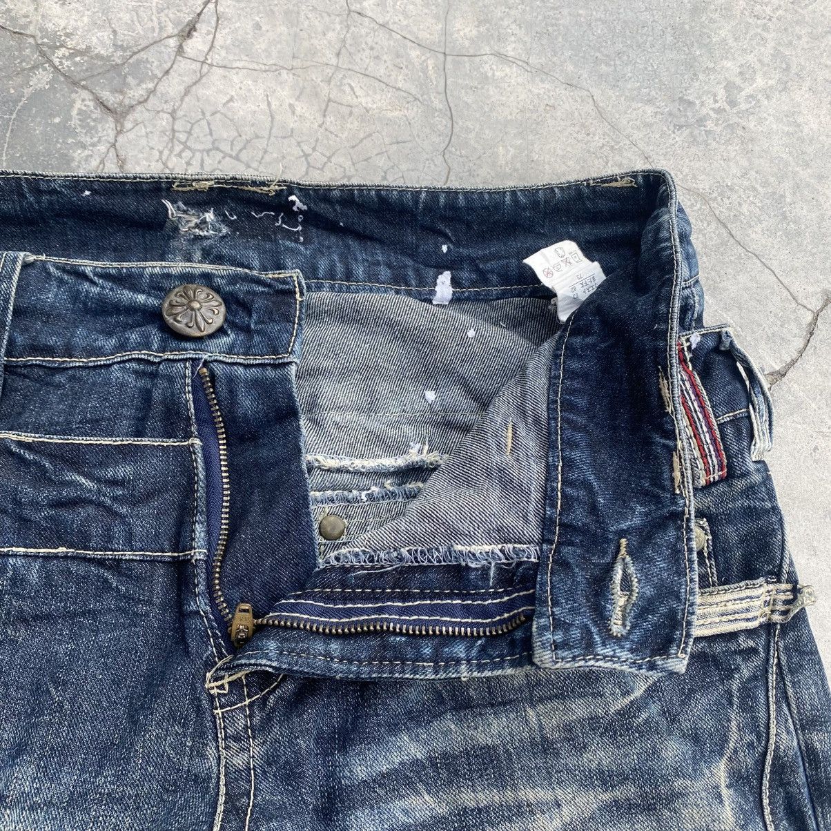 Japanese Brand Vintage Distressed Grunge Double Waist Jeans Size US 30 / EU 46 - 8 Thumbnail