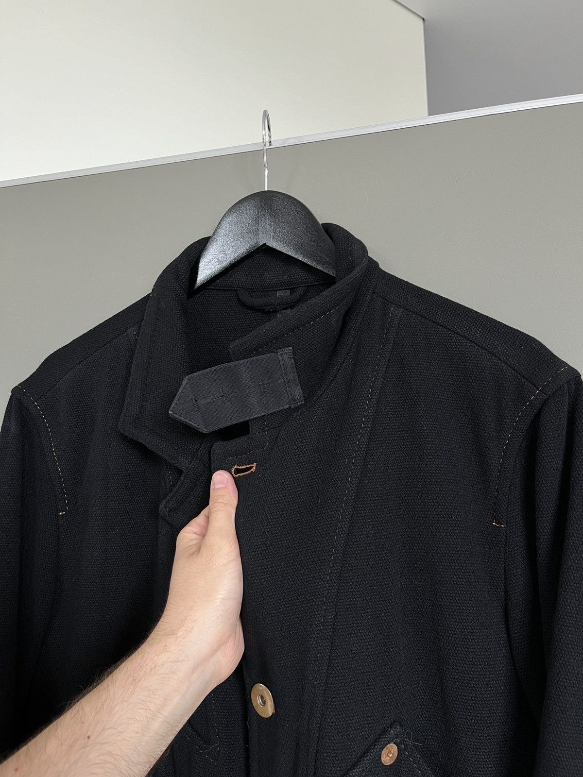 Marithe + Francois Girbaud Marithe + Francois Girbaud Military Style Wool Overcoat Size US L / EU 52-54 / 3 - 5 Thumbnail