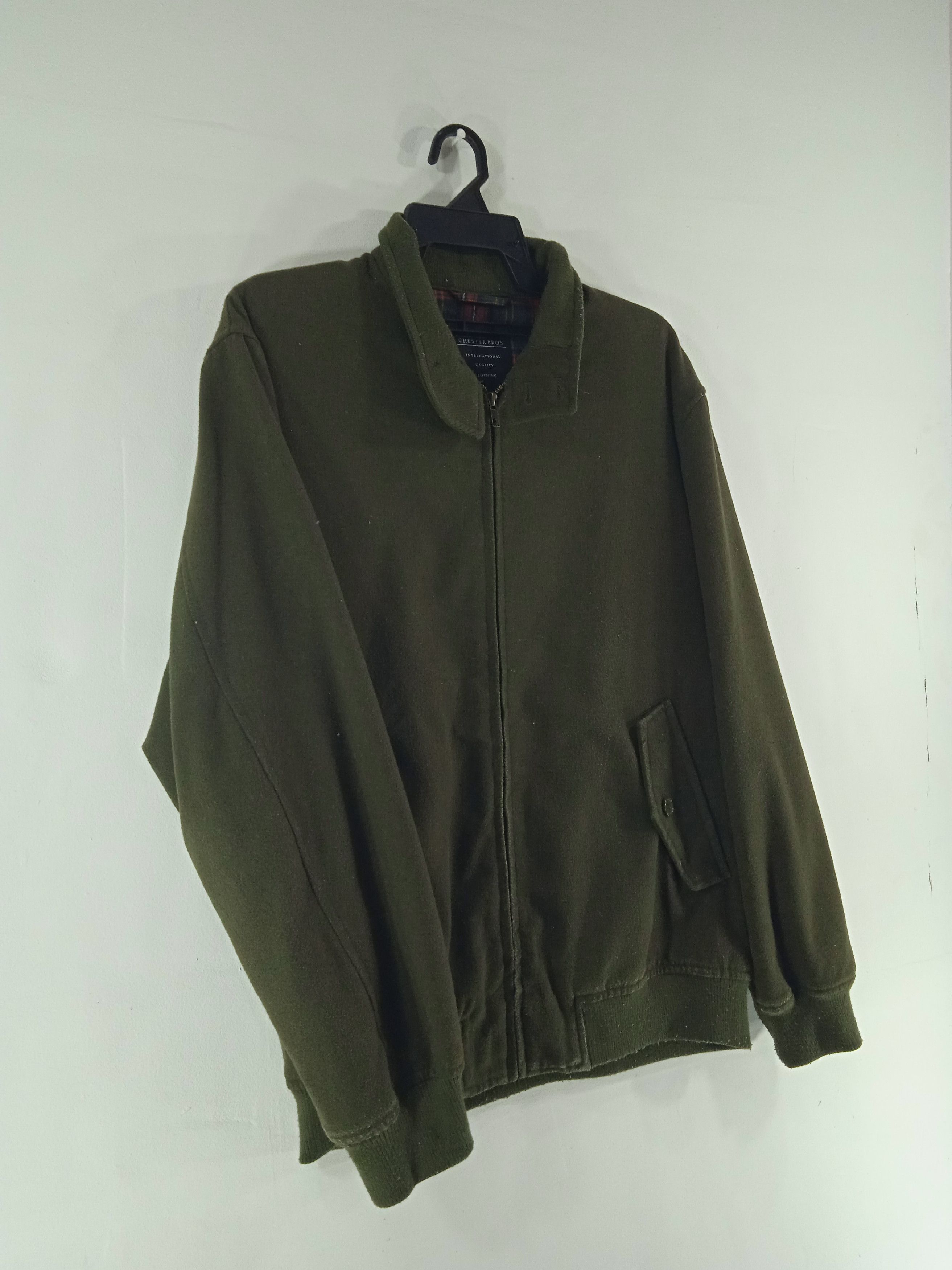 Vintage Vintage Wool Bomber Jacket Rare Design Size US XL / EU 56 / 4 - 3 Thumbnail