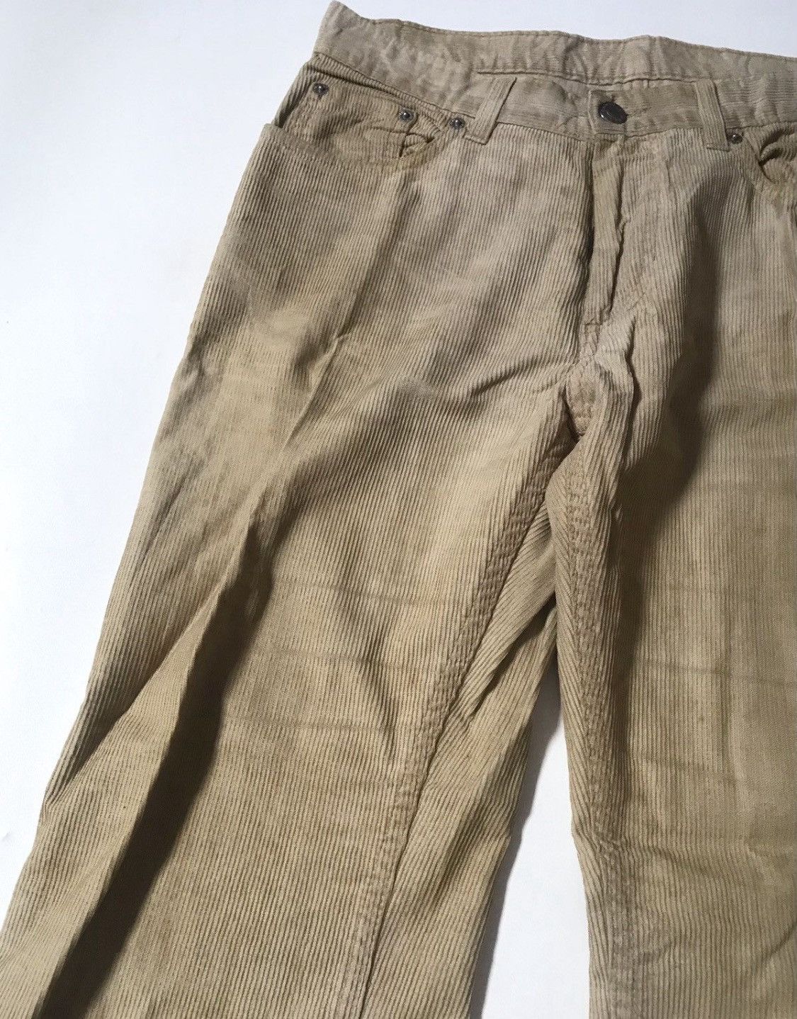 Helmut Lang Vintage helmut lang relaxed cut faded corduroy trousers Size US 29 - 5 Thumbnail