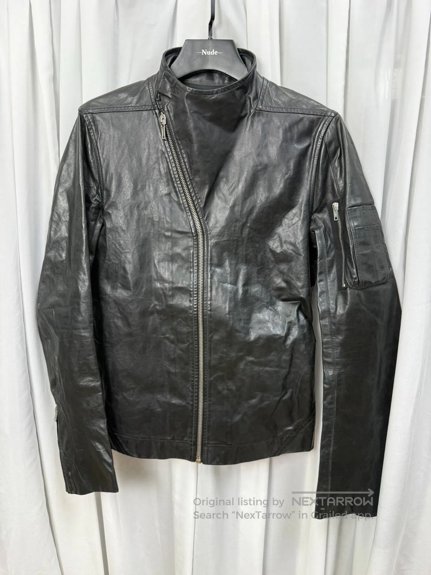 Rick Owens Rick Owens Stand Collar Biker Jacket. Size US M / EU 48-50 / 2 - 1 Thumbnail
