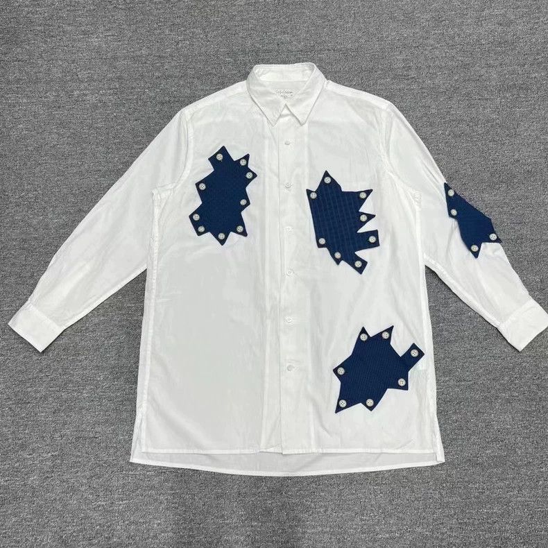 Yohji Yamamoto Yohji Yamamoto 21ss Cotton Button-Adjustable Irregular Pat Size US M / EU 48-50 / 2 - 1 Thumbnail