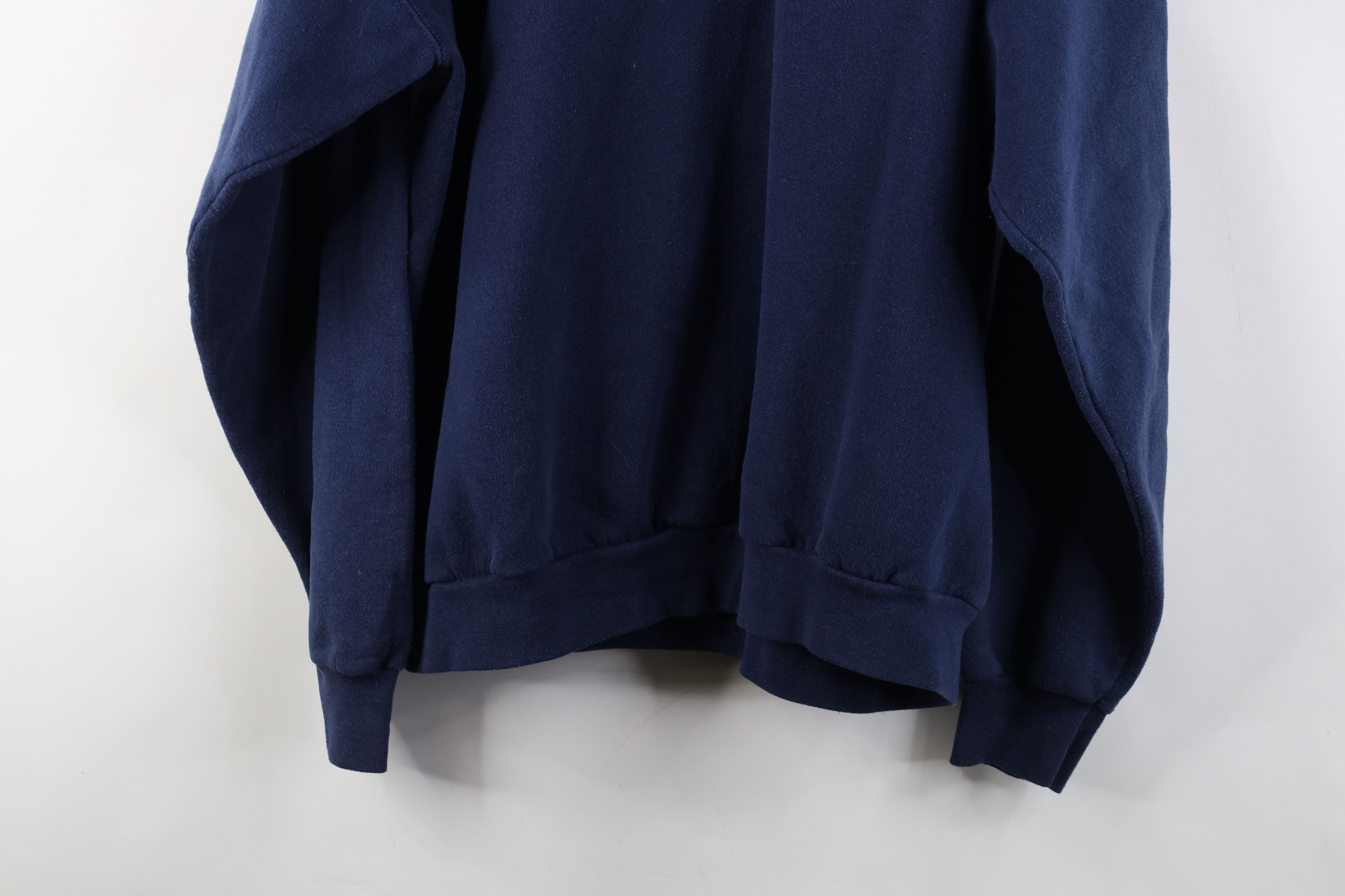 Vintage Vintage 90s Streetwear USA Flag Crewneck Sweatshirt Blue Size XL / US 12-14 / IT 48-50 - 11 Thumbnail
