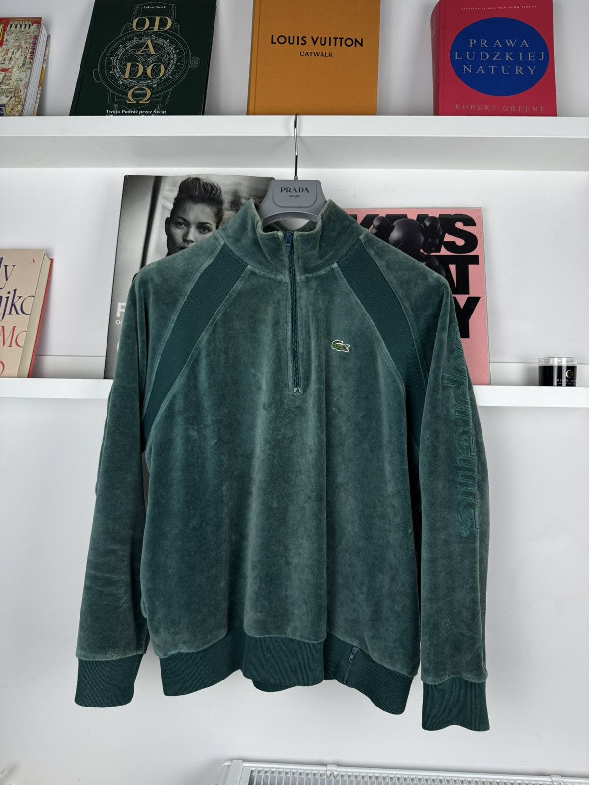 Lacoste × Supreme Supreme Lacoste 1/4 Zip Streetwear Rare Sweater Sweatshirt Size US M / EU 48-50 / 2 - 1 Thumbnail