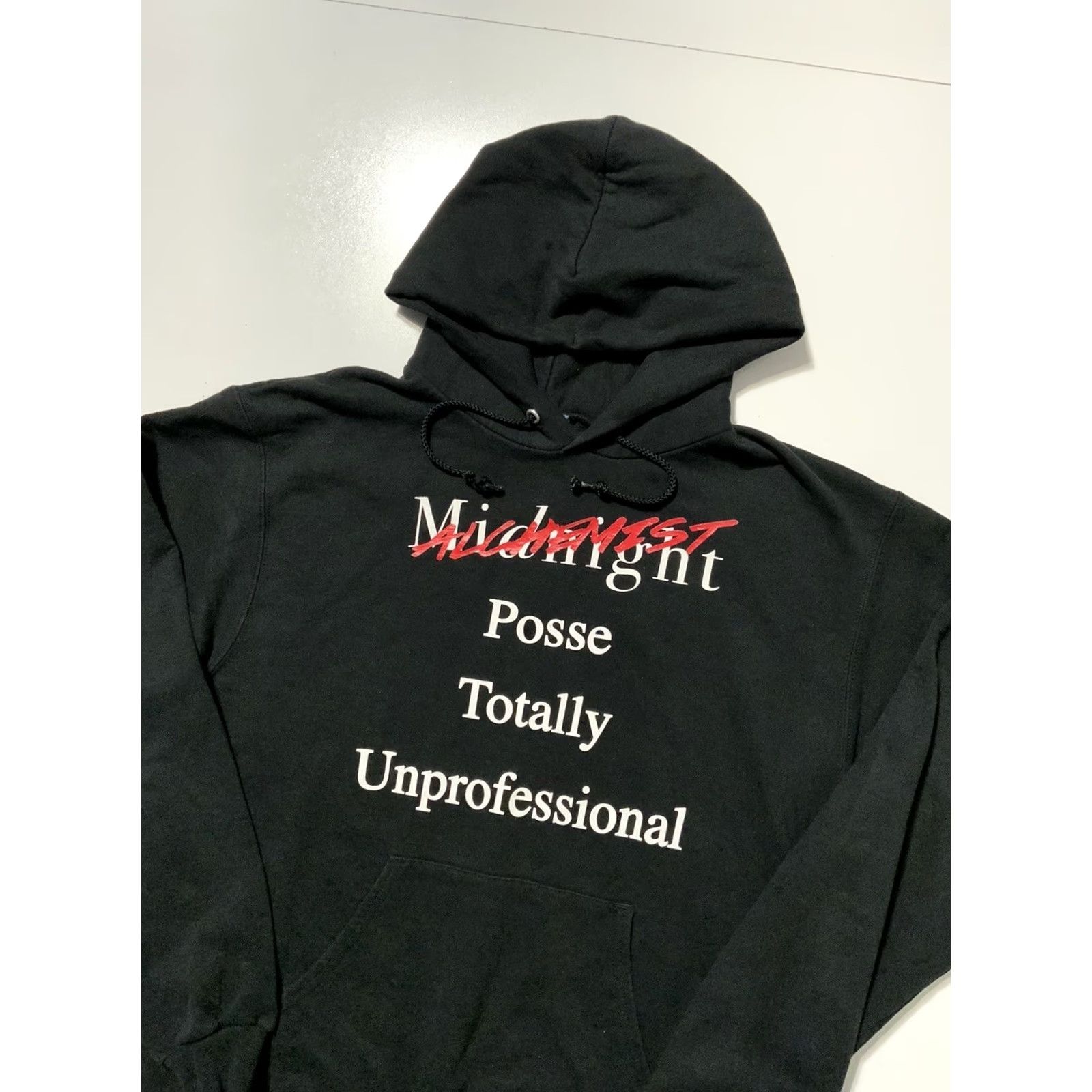 Champion VINTAGE Champion Hoodie Mens M Black Totally Unprofessional Alchemist Midnight Studios Posse Size US M / EU 48-50 / 2 - 3 Thumbnail