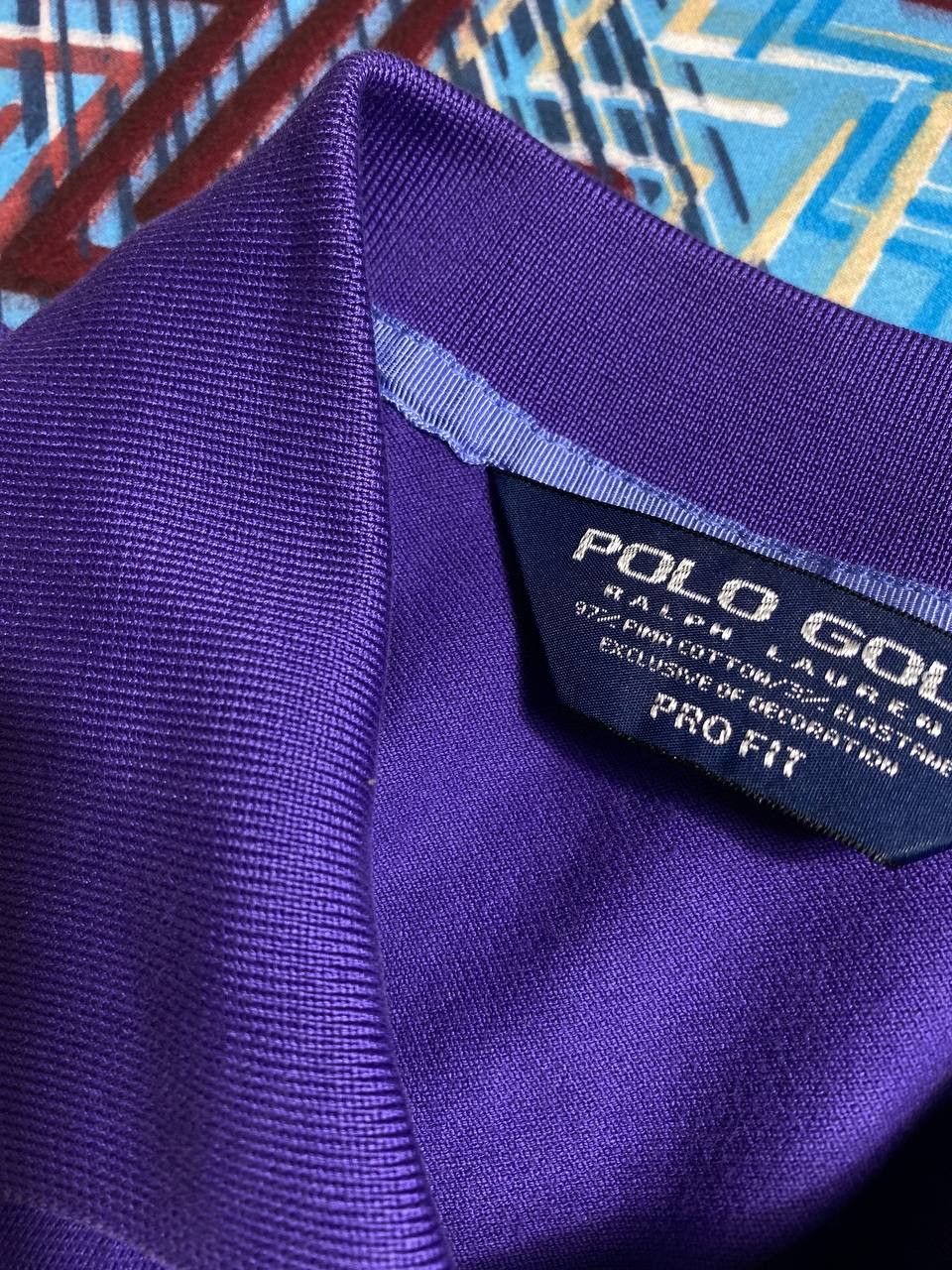 Polo Ralph Lauren × Vintage Polo Golf Ralph Lauren sweater jumper purple basic half Size US L / EU 52-54 / 3 - 2 Thumbnail