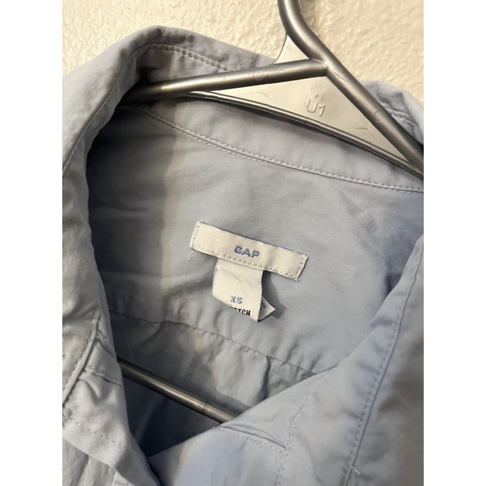 Gap VINTAGE Gap Light Blue Button Up Long Sleeve Shirt Women's XS Size XS / US 0-2 / IT 36-38 - 3 Thumbnail