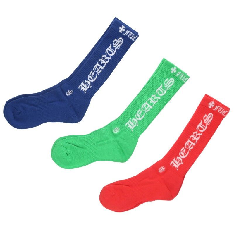Chrome Hearts Fuck You Sport Socks Green/Orange - Large | Grailed