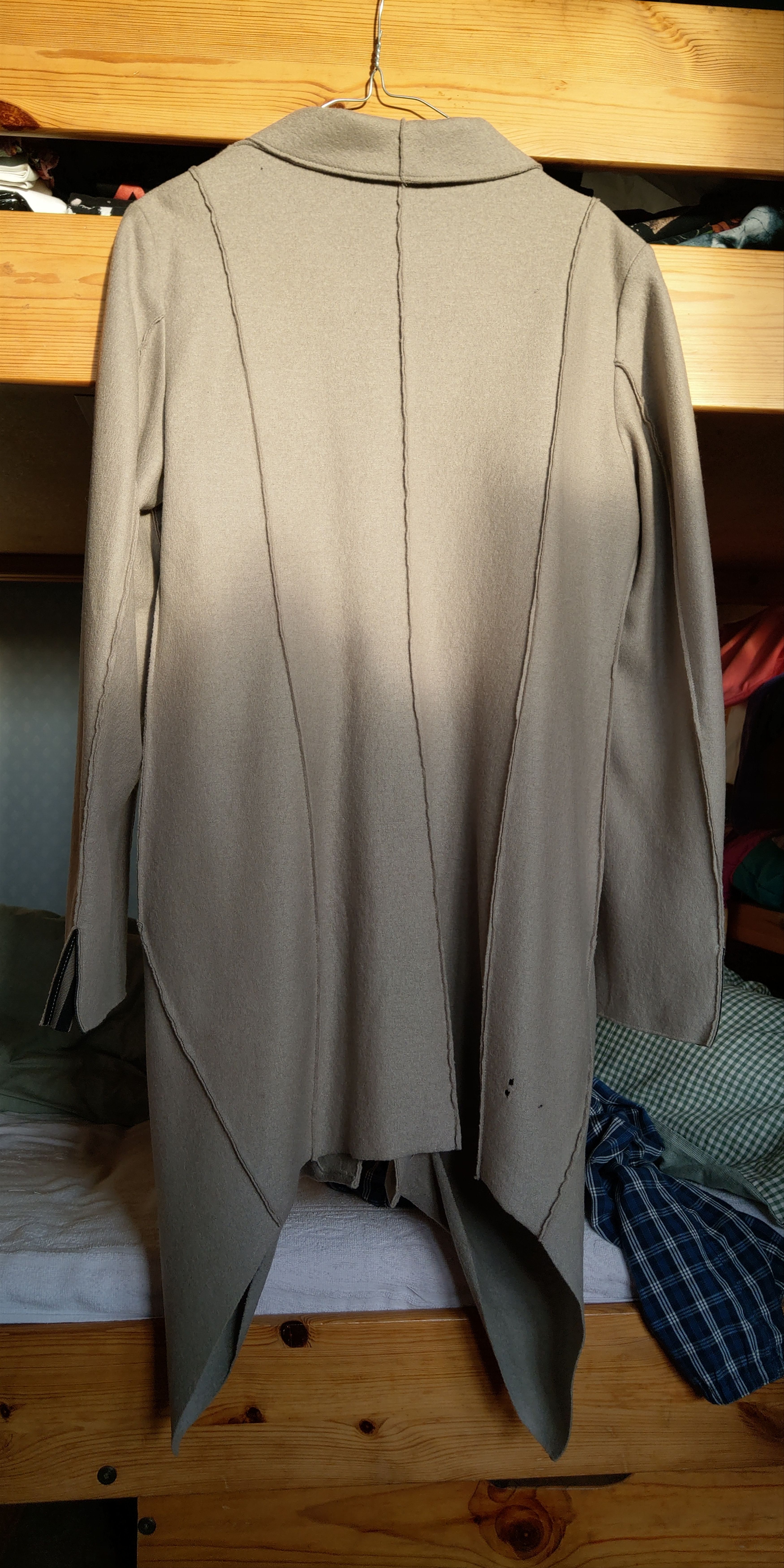 Annette Gortz Avant-Garde Wool Coat Reconstructed Design Alt Goth Size M / US 6-8 / IT 42-44 - 11 Thumbnail