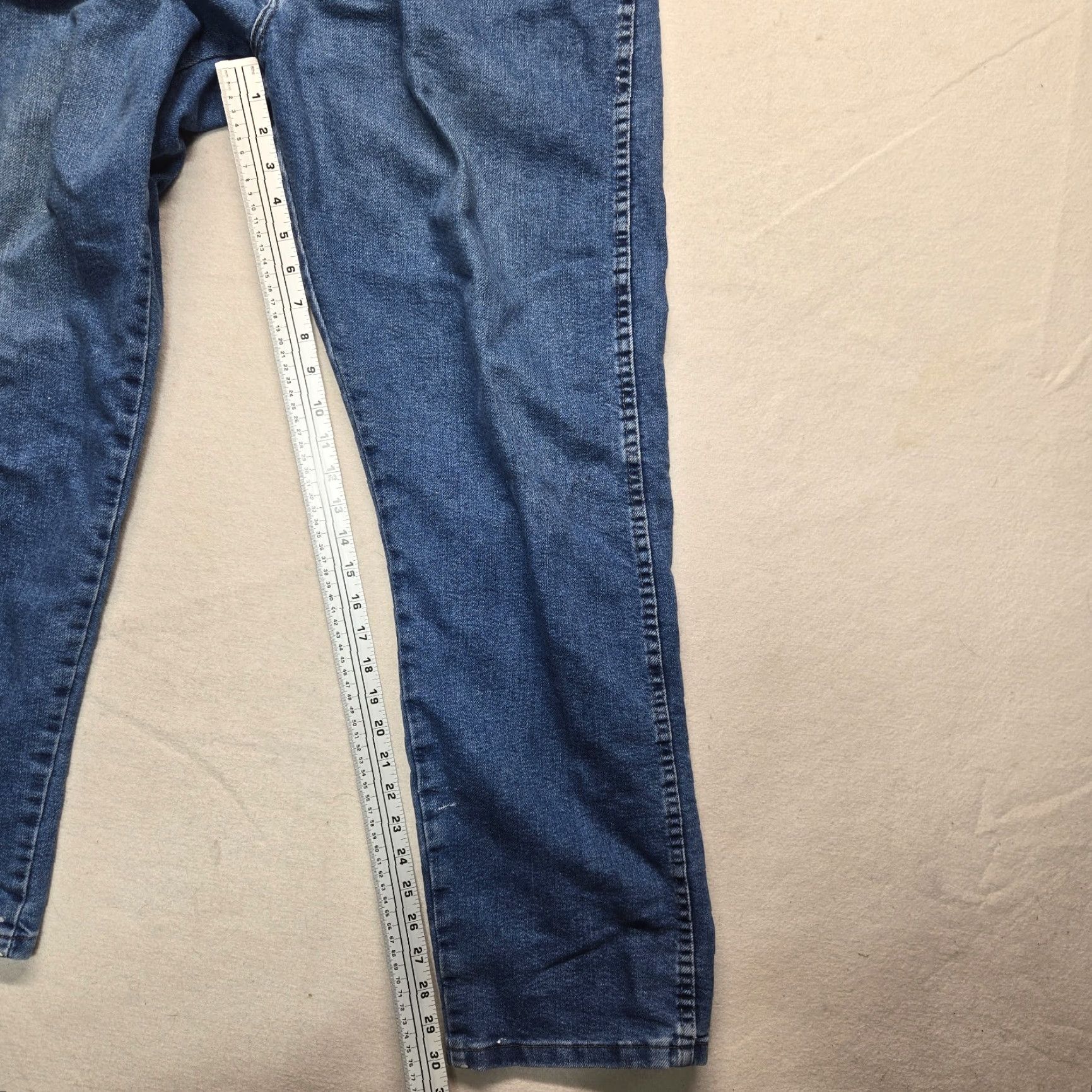Vintage WRANGLER RUGGED Denim Blue Jeans Bootcut Pants 38 X 32 Adult Men's Cowboy Size US 38 / EU 54 - 7 Thumbnail