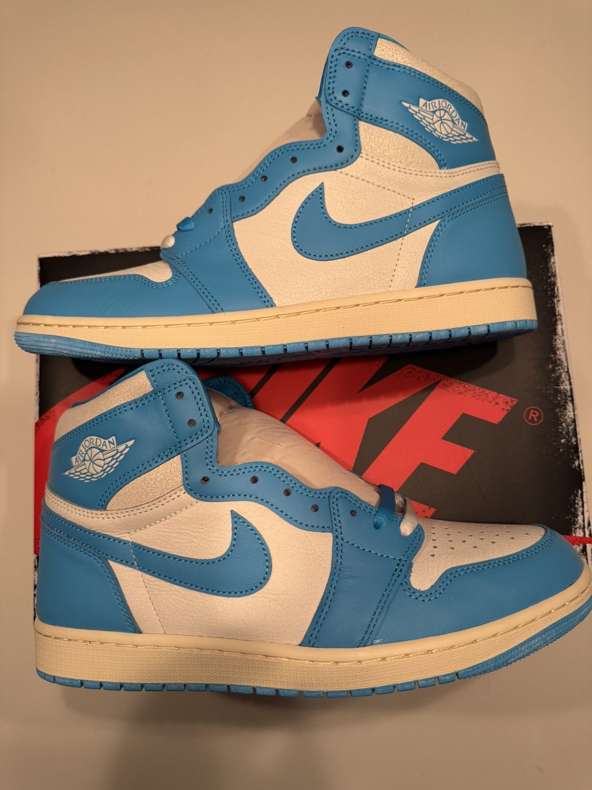 Jordan Brand Air Jordan 1 Retro High OG ‘UNC Reimagined’ Size US 11.5 / EU 44-45 - 1 Thumbnail