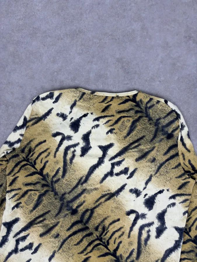 Roberto Cavalli Roberto Cavalli Gold Savate Tiger Print Longsleeve Size S / US 4 / IT 40 - 7 Thumbnail