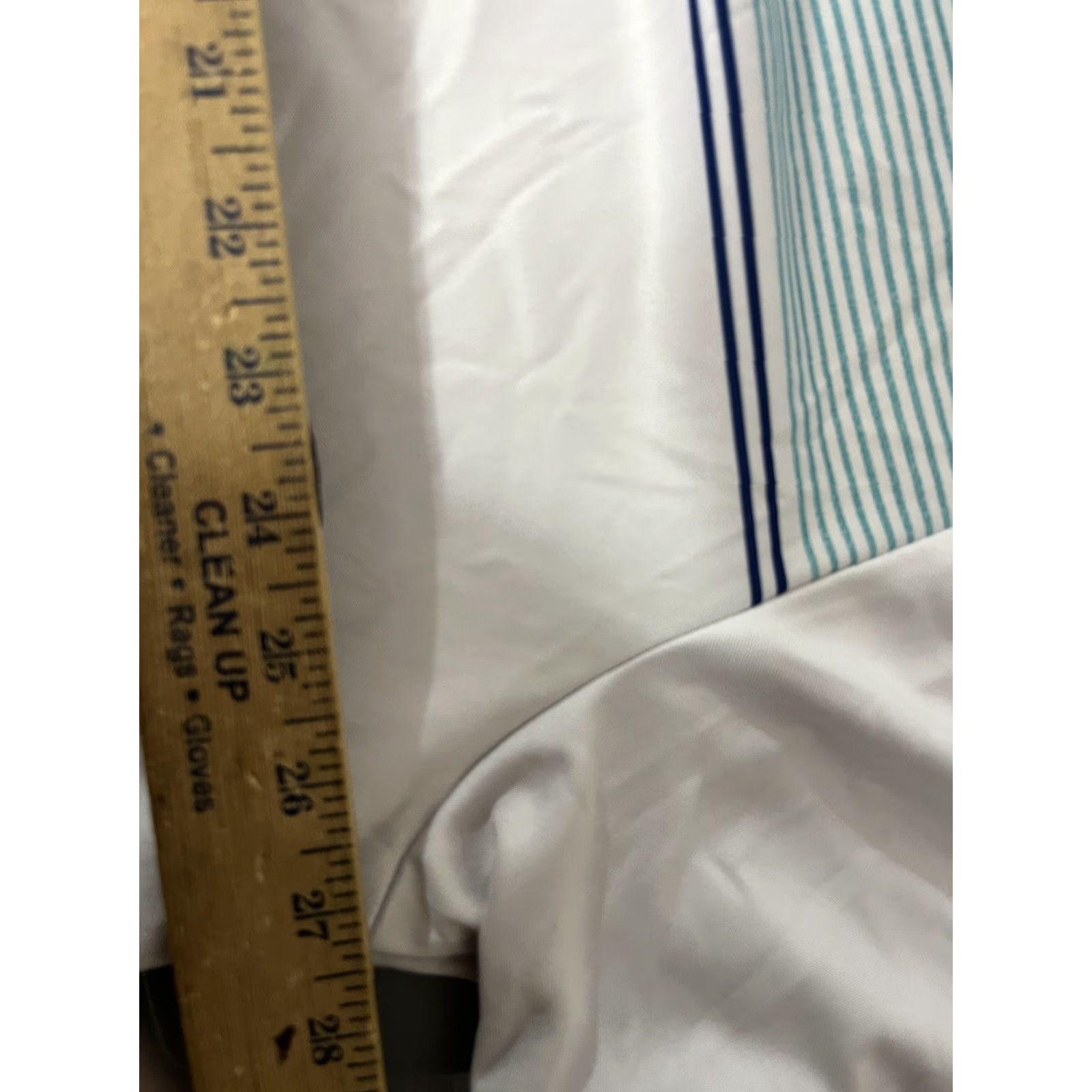 Hogan Ben Hogan Polo Shirt White 3XL Striped Short Sleeve Golf Mens Polo Shirt White 3XL Ben Hogan Size US XXL / EU 58 / 5 - 5 Thumbnail