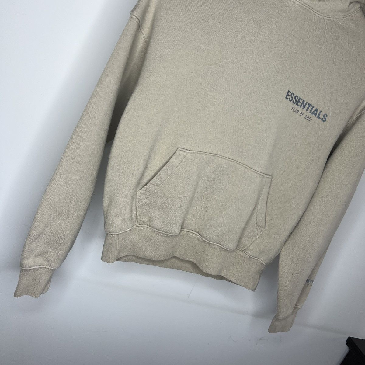 Essentials Essentials Fear Of God FOG Hoodie Sweatshirt Beige Size M / US 6-8 / IT 42-44 - 2 Thumbnail