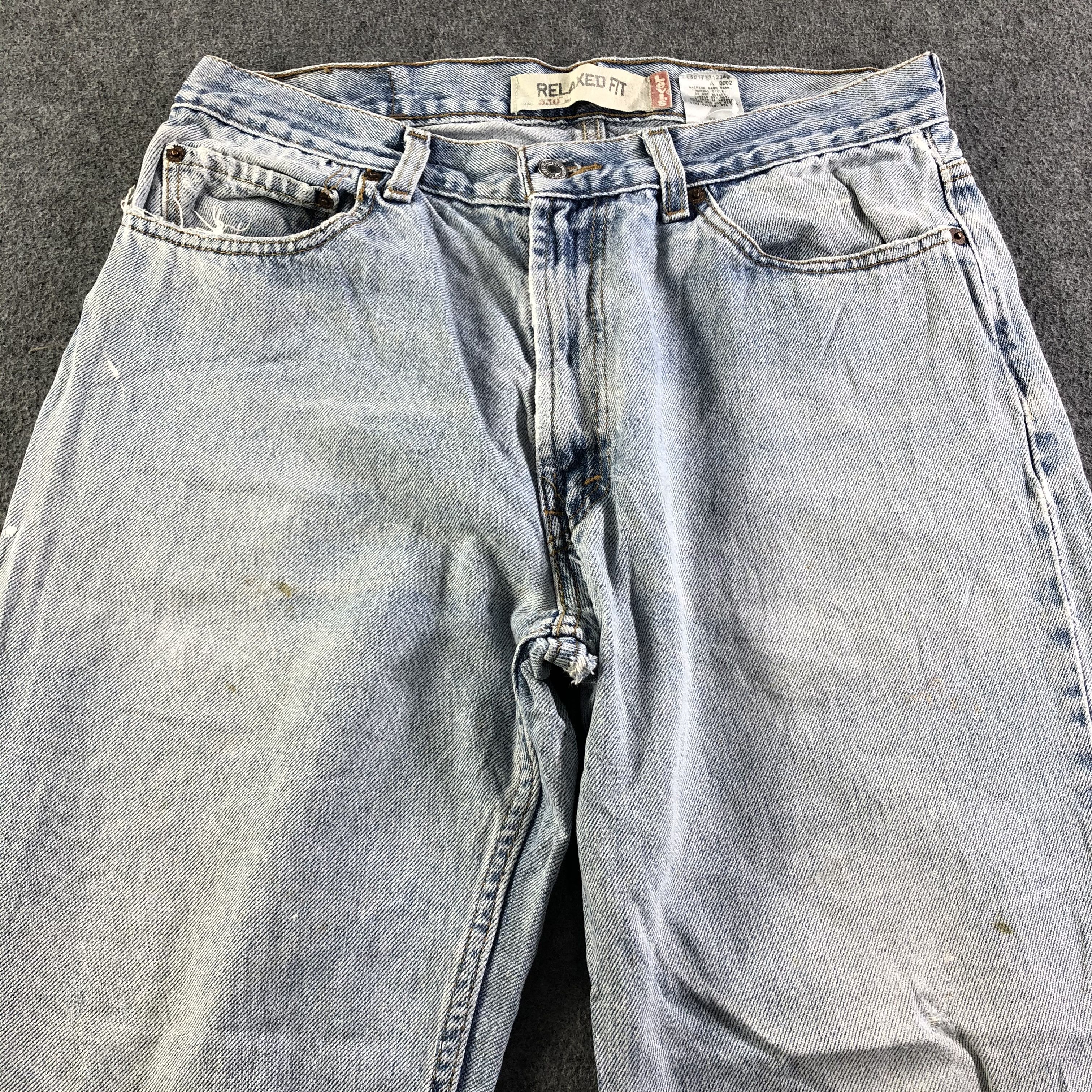 Levi's Vintage Light Wash Levis 550 Jeans-J3190 Size US 33 - 3 Thumbnail
