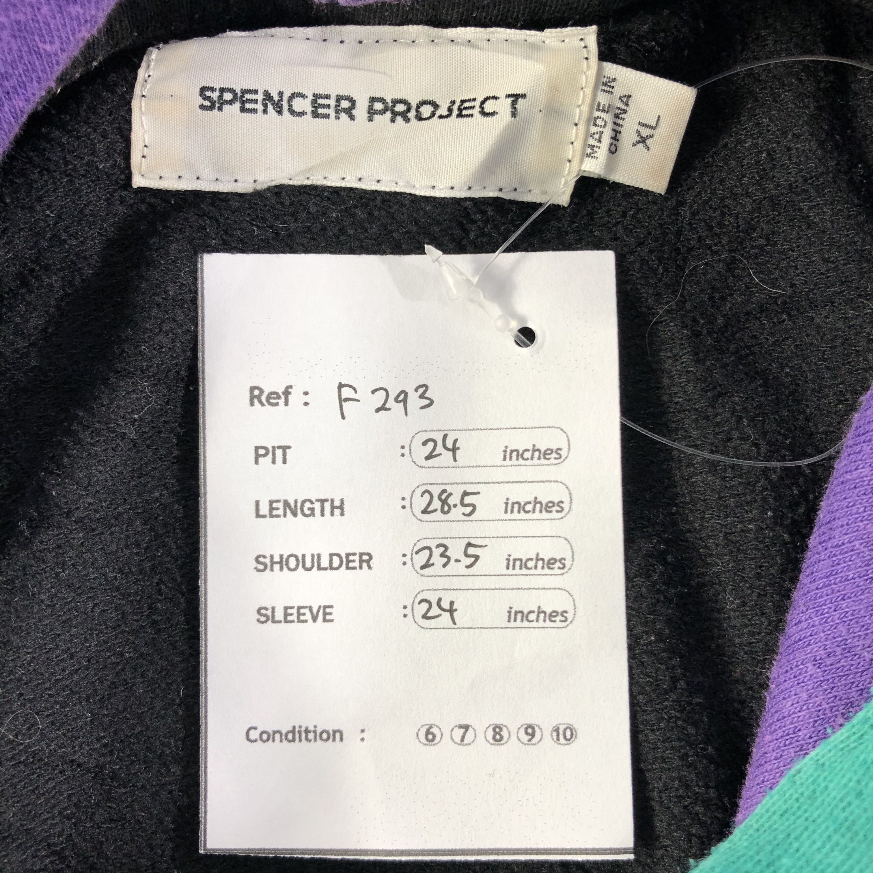 Vintage Spencer Project Hoodie Sweater F293 Size US XL / EU 56 / 4 - 8 Thumbnail