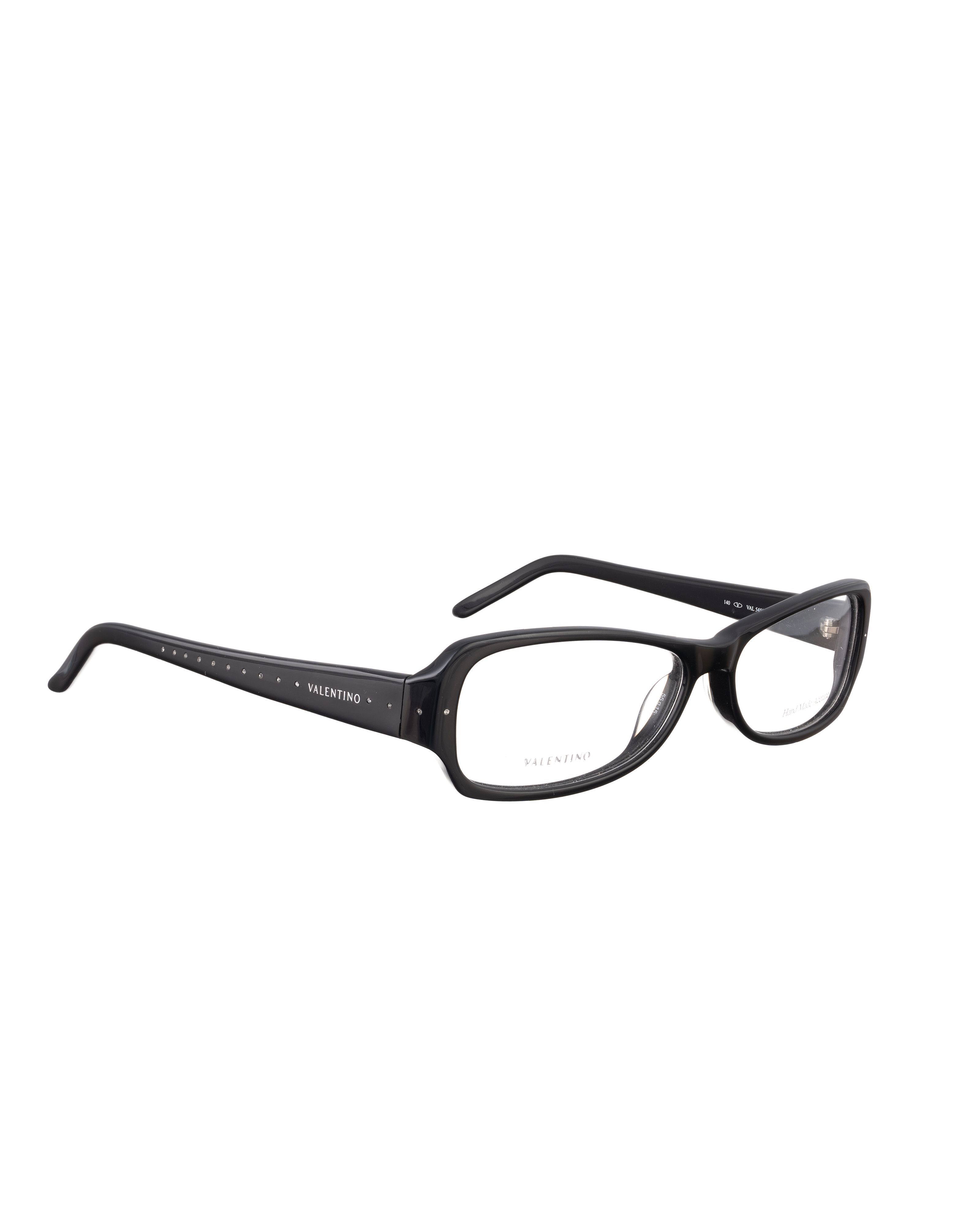 Valentino Valentino 00s Black Glasses with Tiny White Gems Size ONE SIZE - 1 Thumbnail