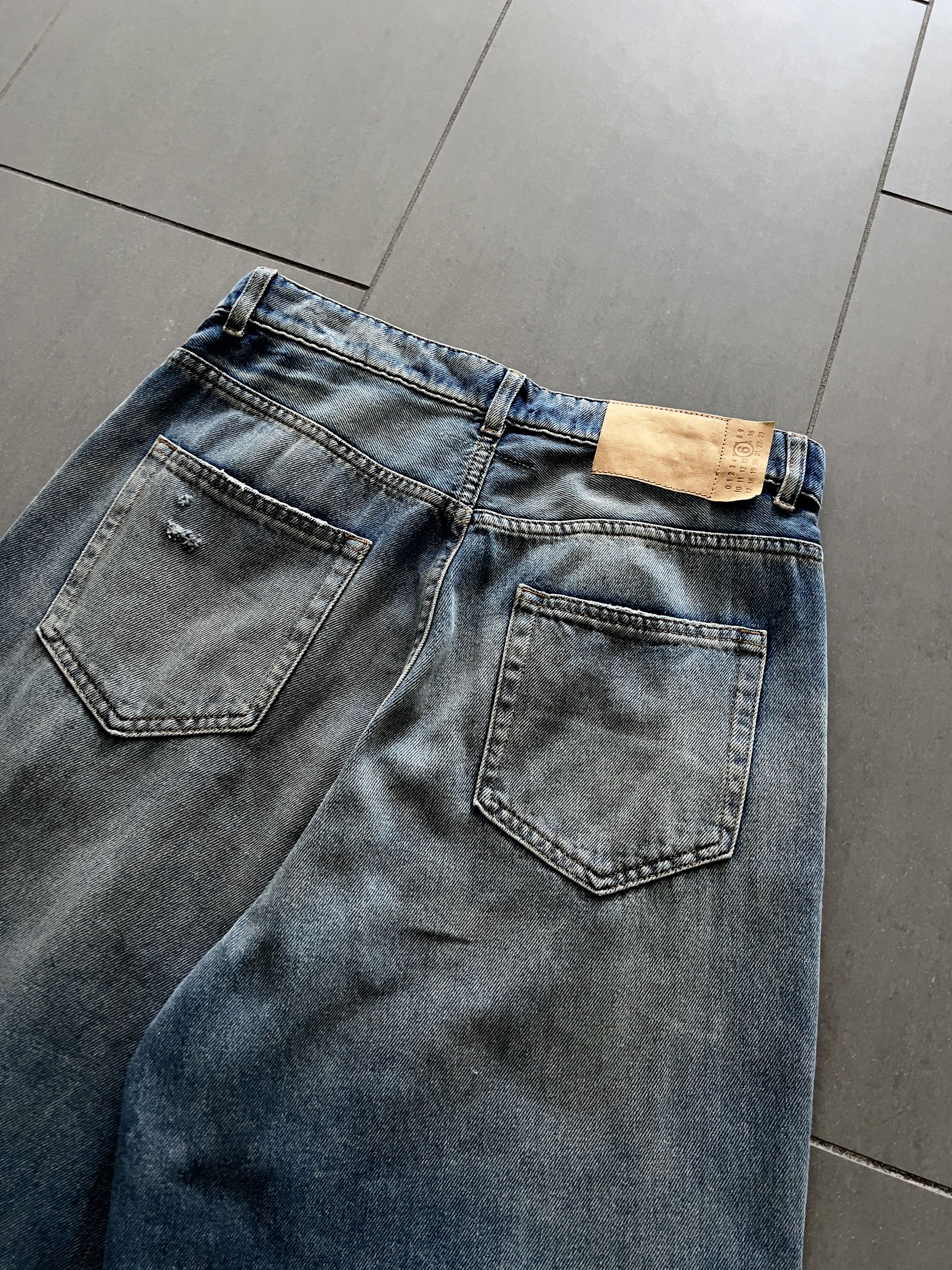 Maison Margiela Maison Margiela MM6 SS24 Distressed Denim Jeans Size US 30 / EU 46 - 5 Thumbnail