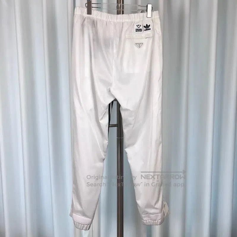 Prada Prada Men's Casual Pants in White Nylon. Size US 34 / EU 50 - 2 Thumbnail